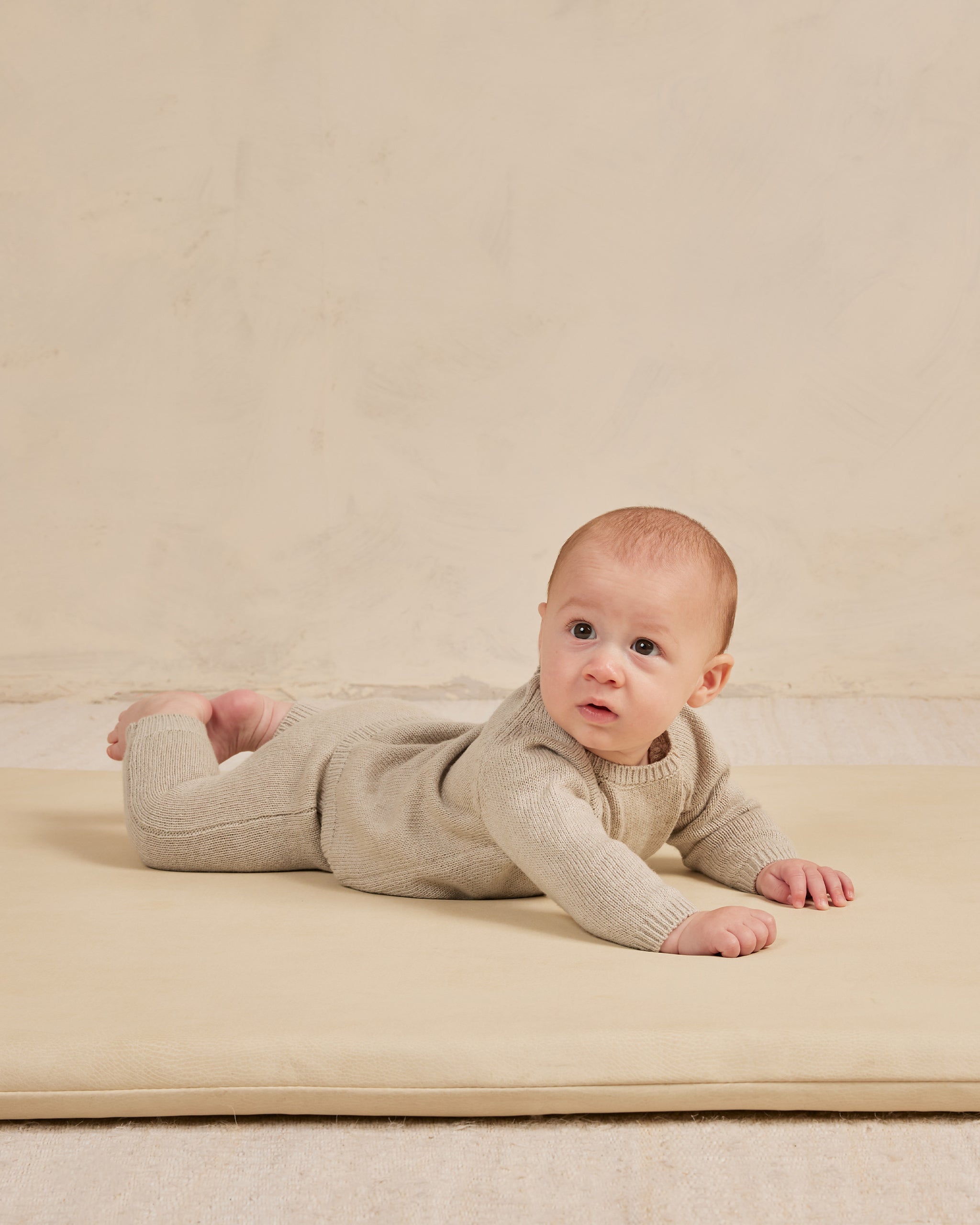 Knit Pant || Heathered Ash - Rylee + Cru | Kids Clothes | Trendy Baby Clothes | Modern Infant Outfits |