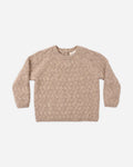 Knit Sweater Heathered Almond - Rylee + Cru | Kids Clothes | Trendy Baby Clothes | Modern Infant Outfits |