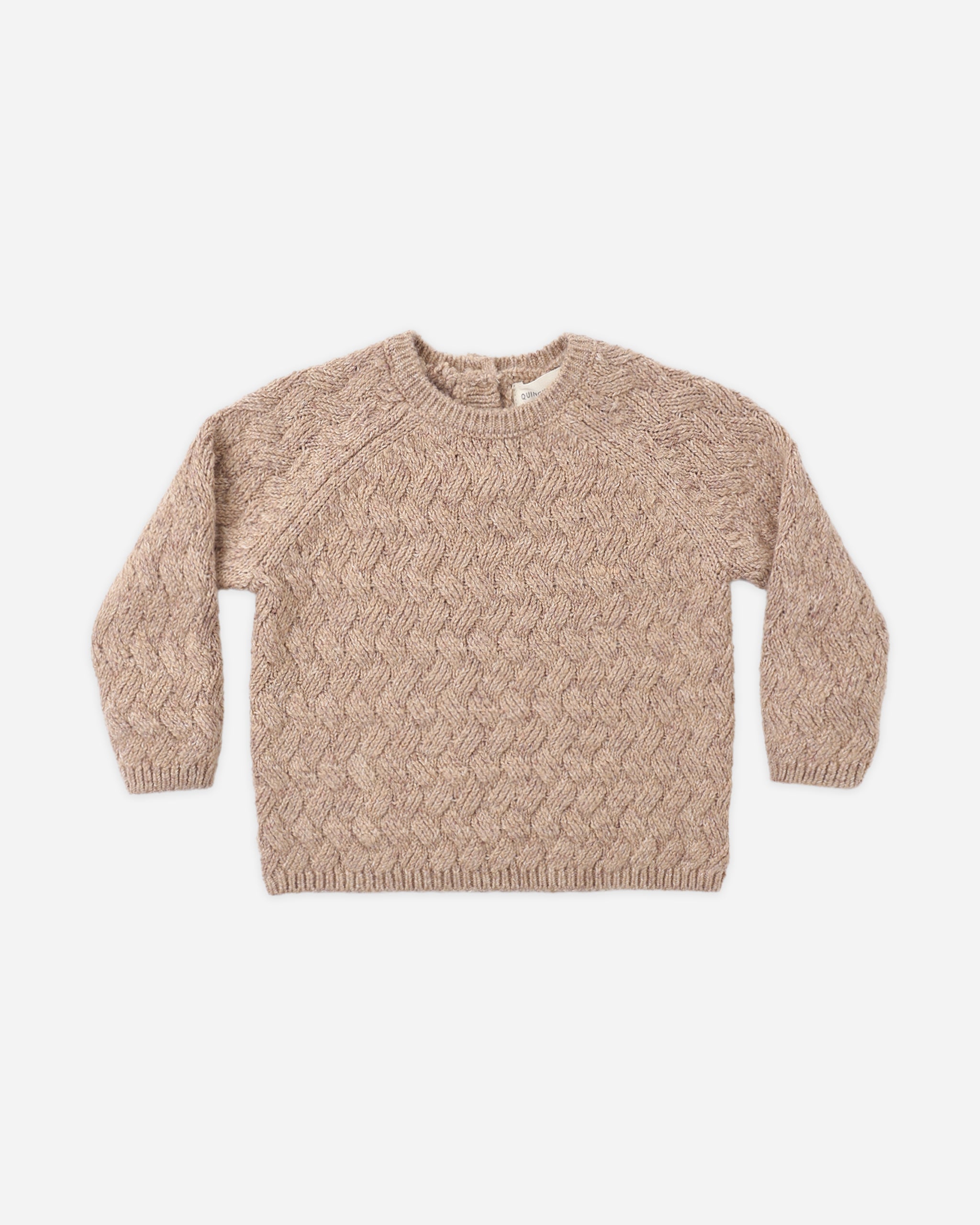 Knit Sweater Heathered Almond - Rylee + Cru | Kids Clothes | Trendy Baby Clothes | Modern Infant Outfits |