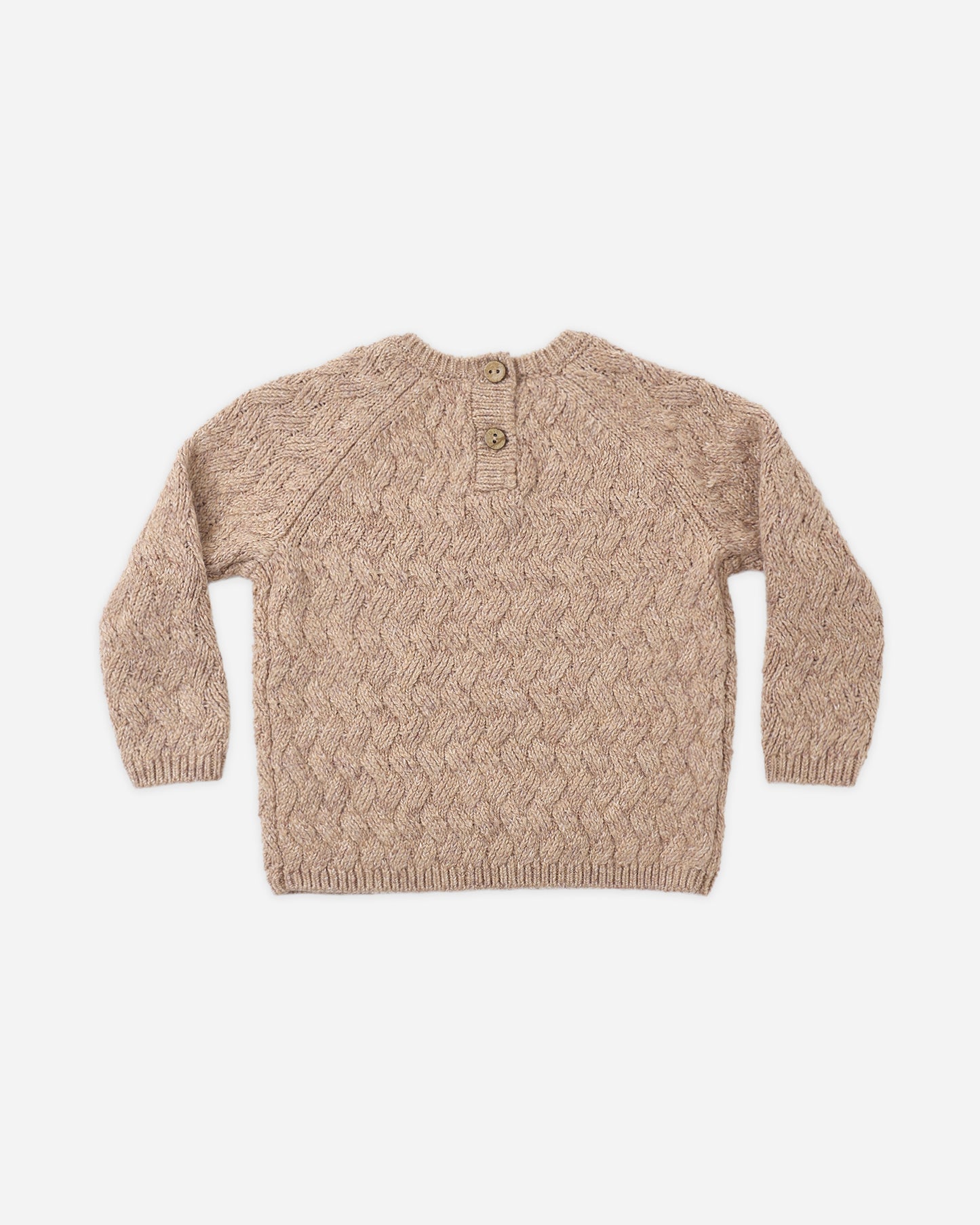 Knit Sweater Heathered Almond - Rylee + Cru | Kids Clothes | Trendy Baby Clothes | Modern Infant Outfits |
