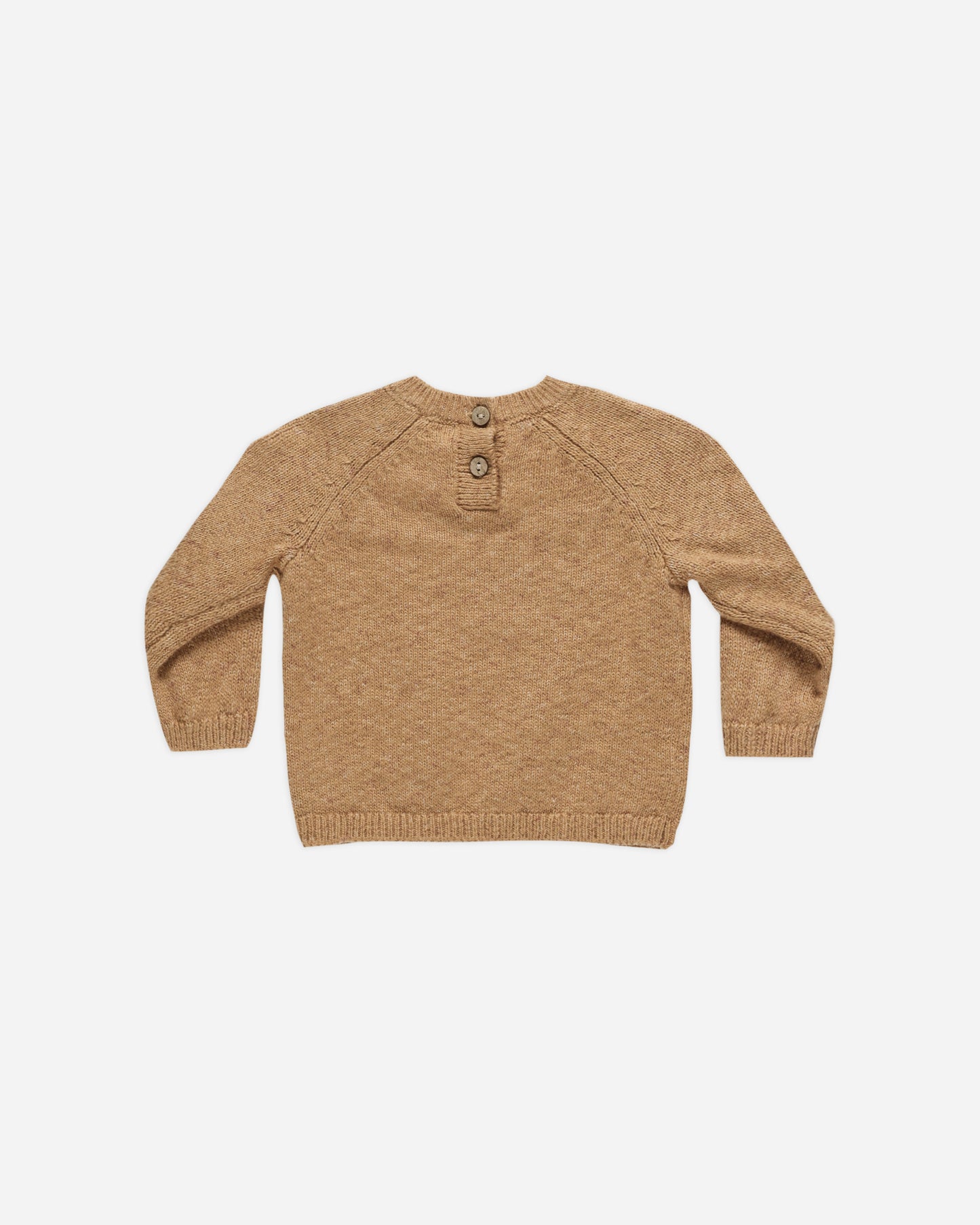 Knit Sweater || Speckled Golden