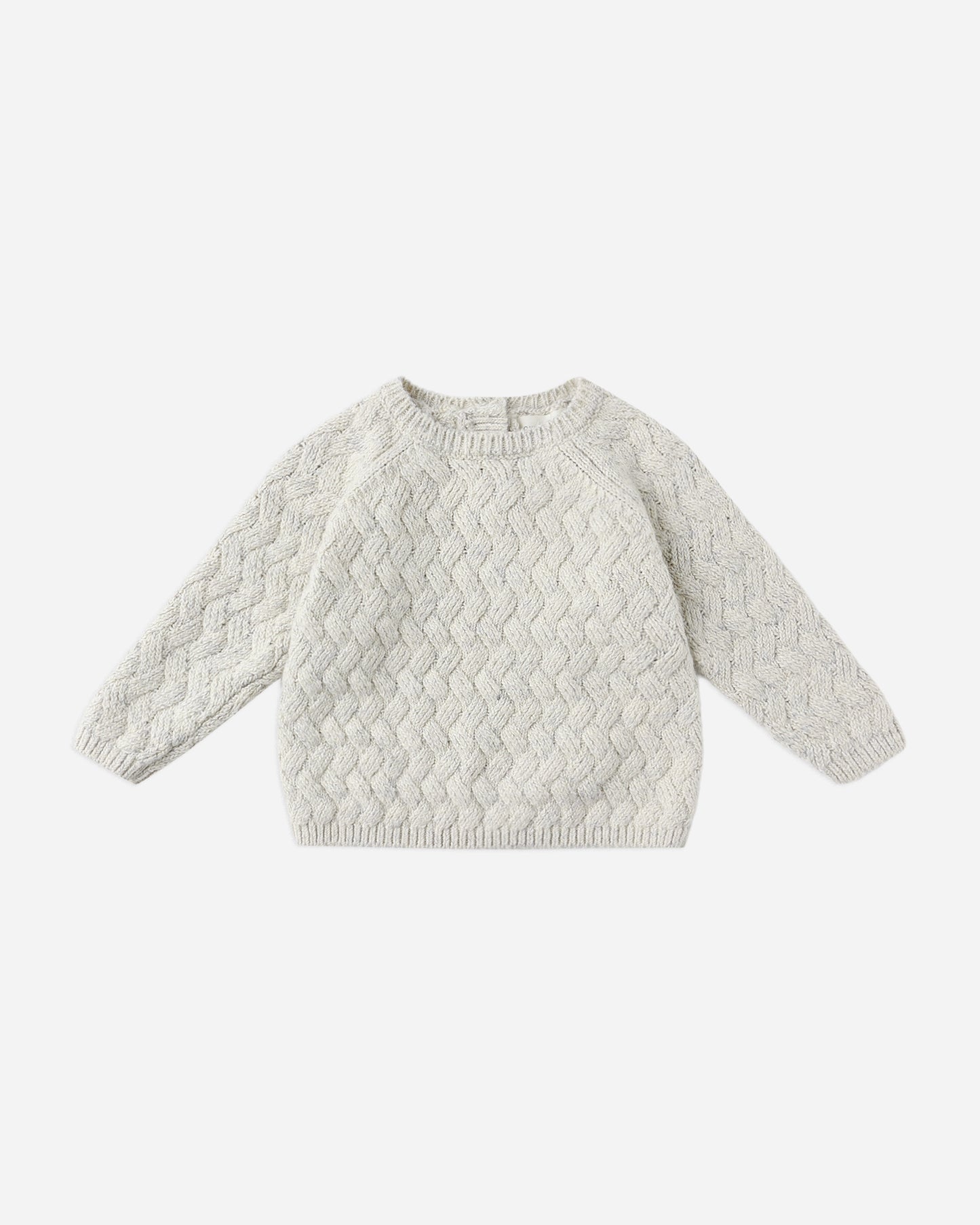 Knit Sweater || Heathered Blue - Rylee + Cru | Kids Clothes | Trendy Baby Clothes | Modern Infant Outfits |