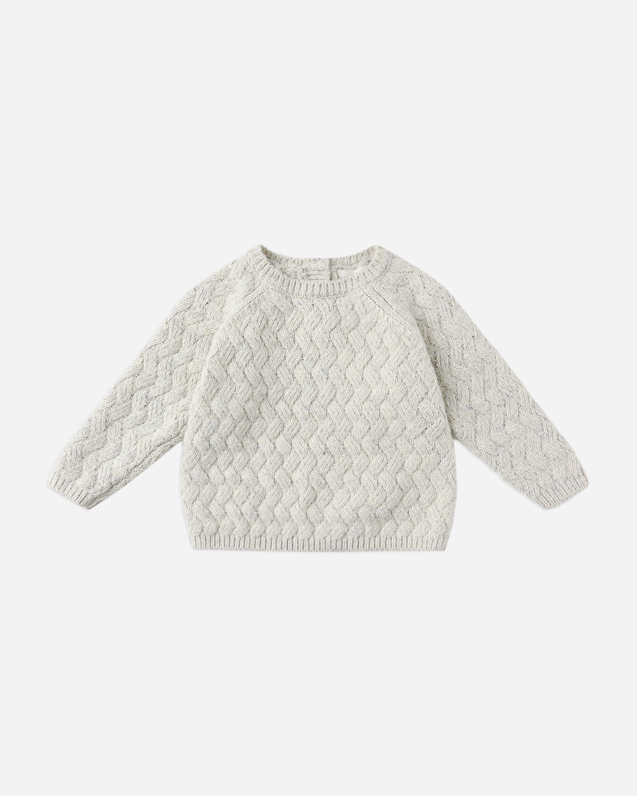 Knit Sweater || Heathered Blue - Rylee + Cru | Kids Clothes | Trendy Baby Clothes | Modern Infant Outfits |
