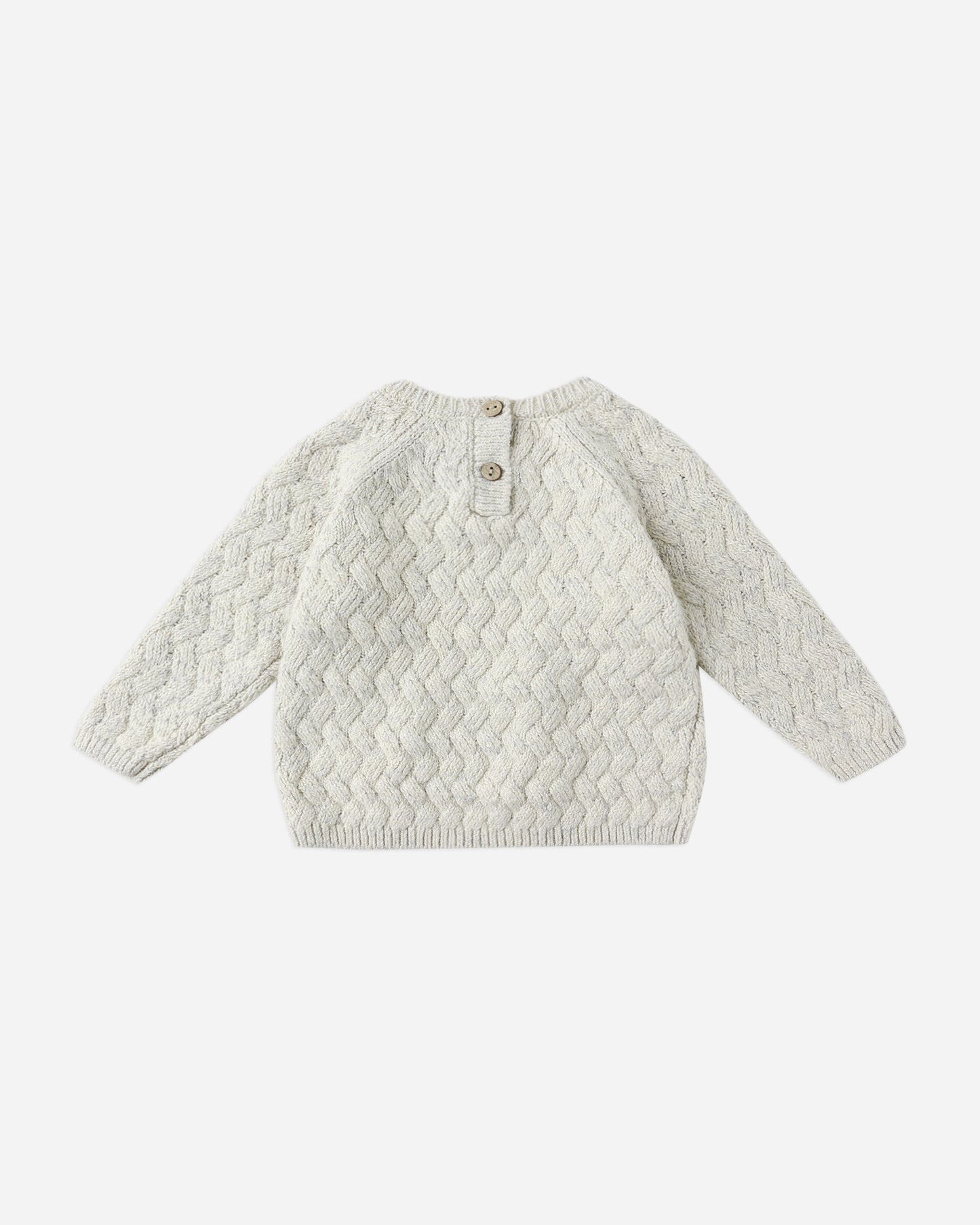 Knit Sweater || Heathered Blue - Rylee + Cru | Kids Clothes | Trendy Baby Clothes | Modern Infant Outfits |