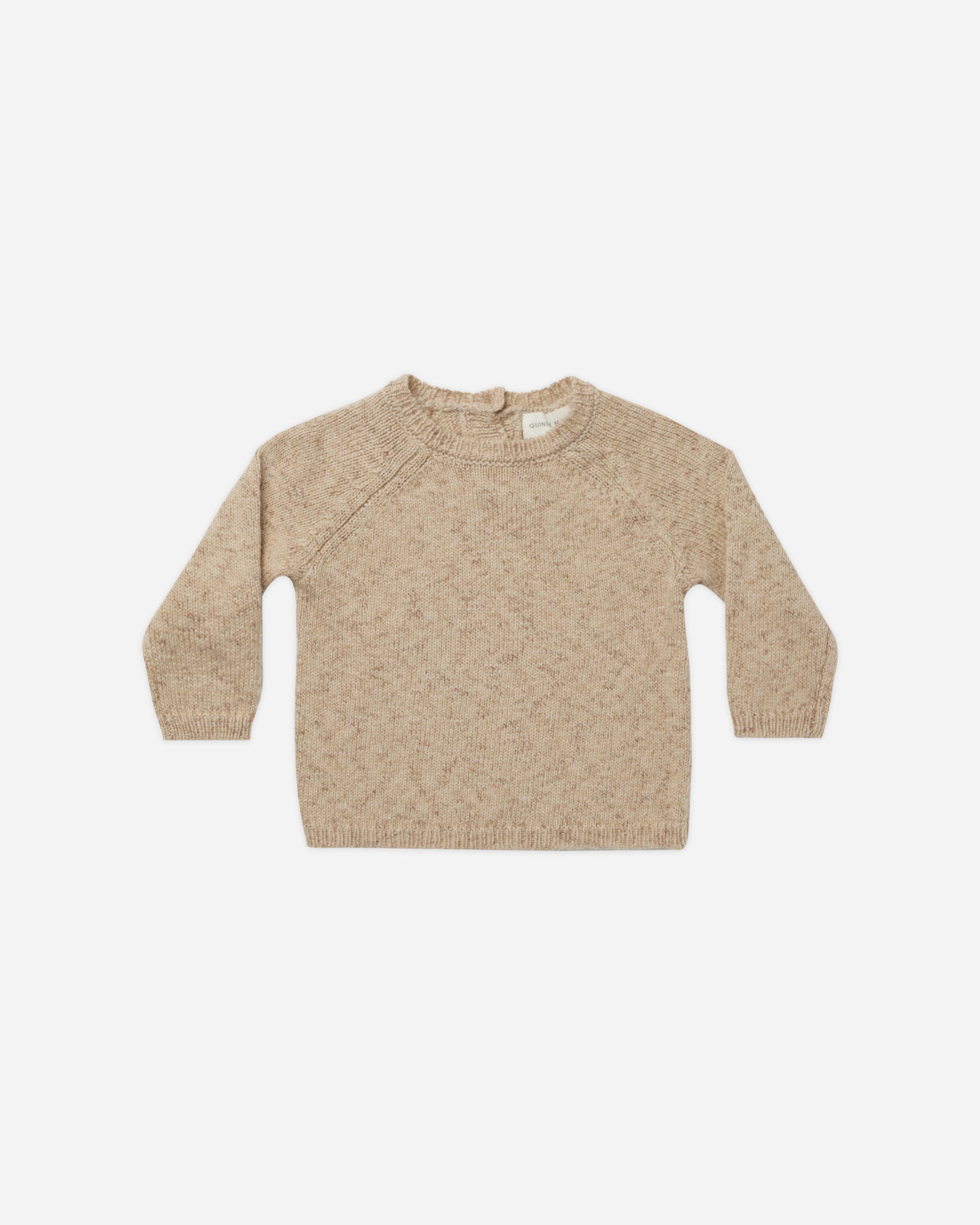 Knit Sweater || Latte Speckled - Rylee + Cru | Kids Clothes | Trendy Baby Clothes | Modern Infant Outfits |