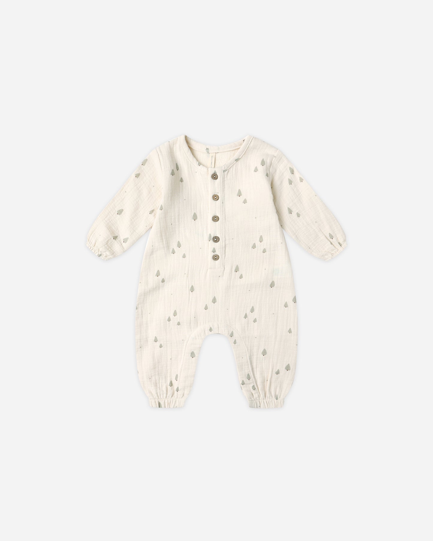 Woven Jumpsuit || Trees - Rylee + Cru | Kids Clothes | Trendy Baby Clothes | Modern Infant Outfits |