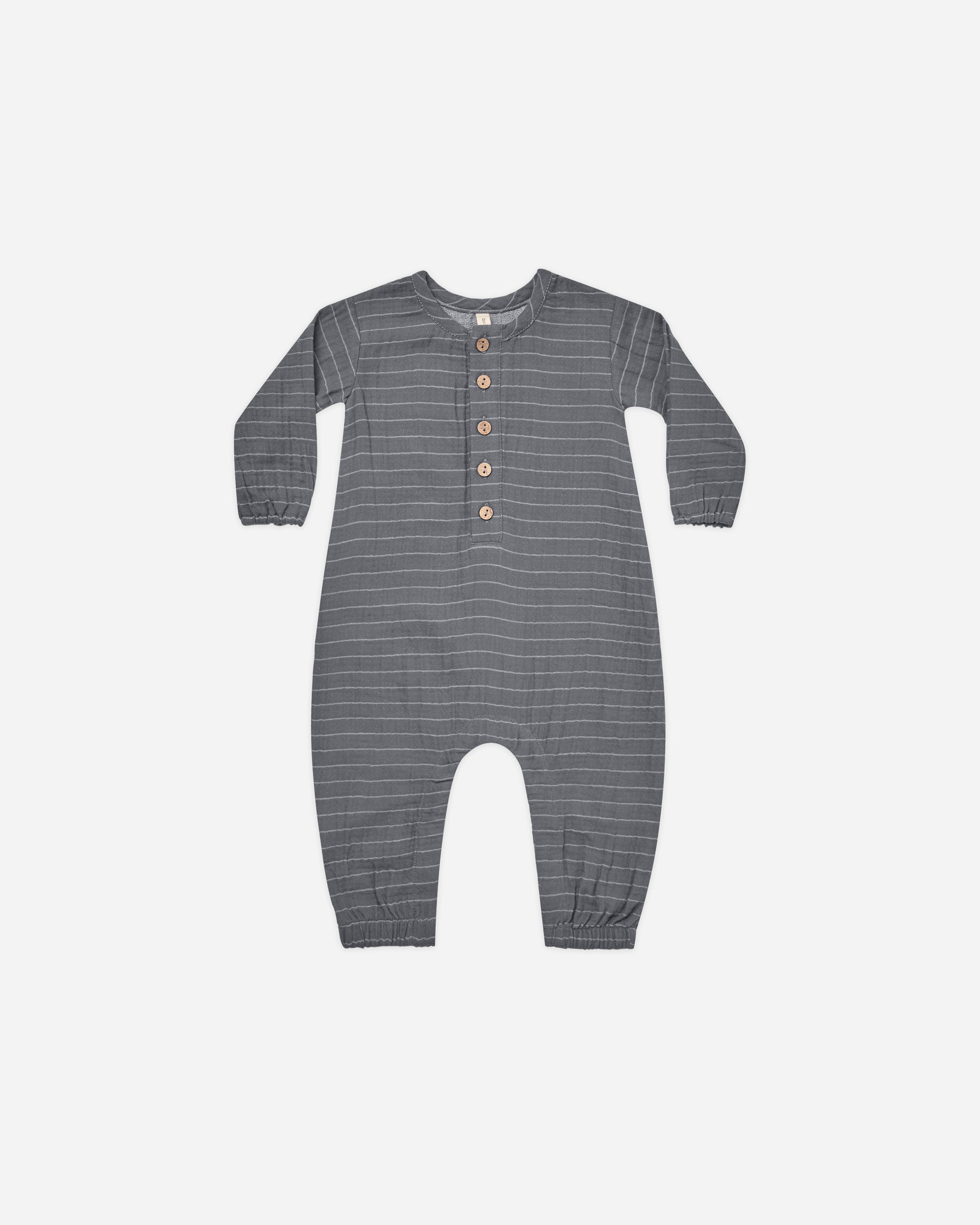Woven Jumpsuit || Navy Vintage Stripe - Rylee + Cru | Kids Clothes | Trendy Baby Clothes | Modern Infant Outfits |