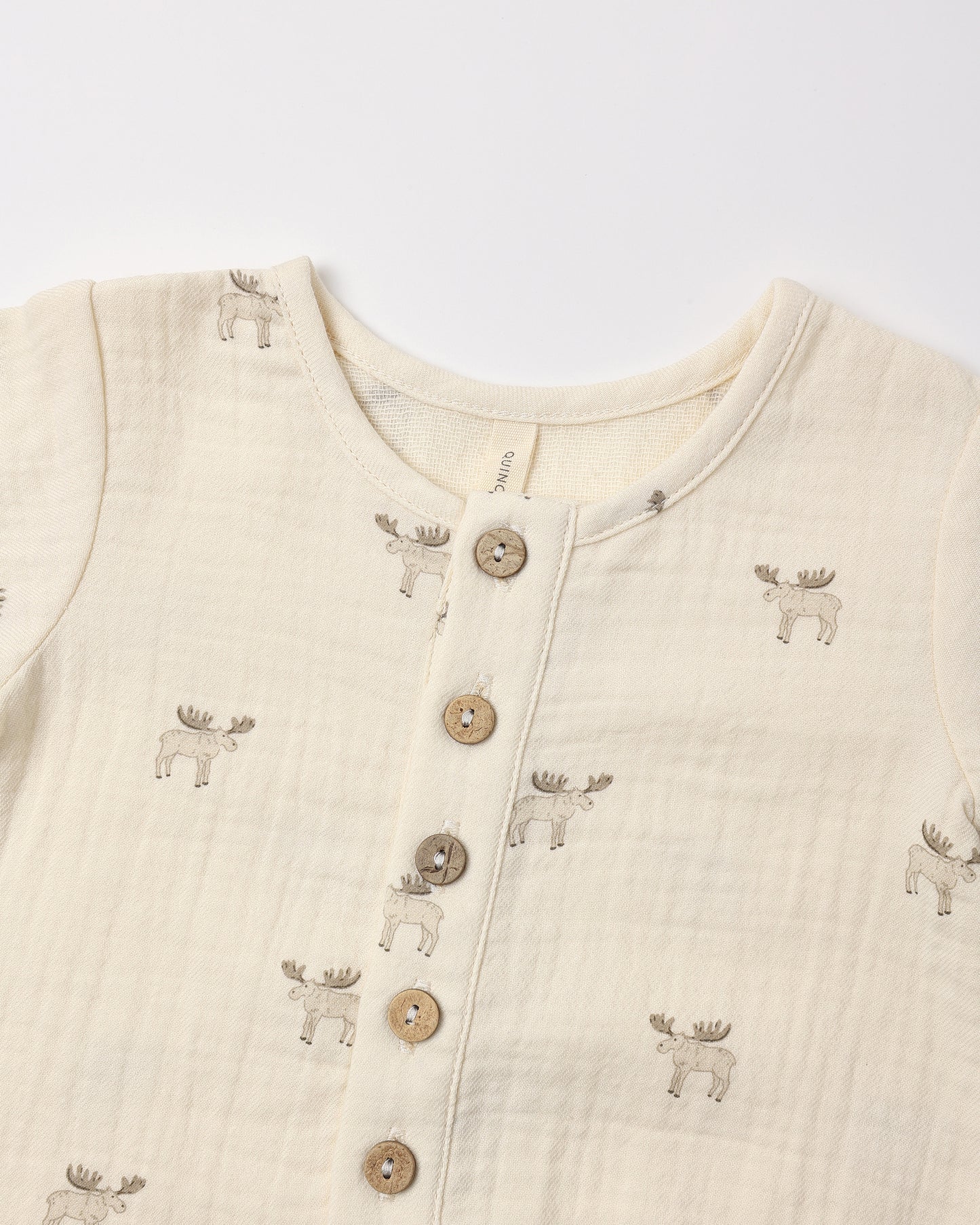 Woven Jumpsuit Moose - Rylee + Cru | Kids Clothes | Trendy Baby Clothes | Modern Infant Outfits |