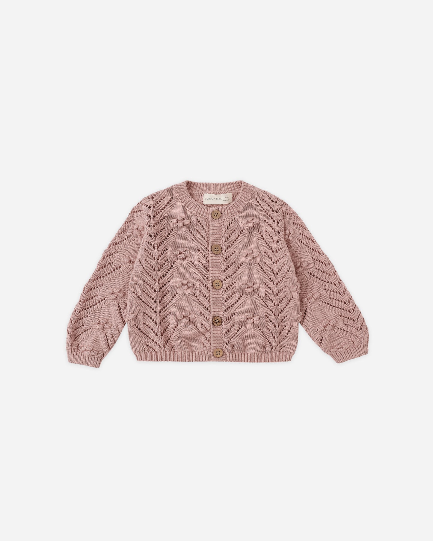 Knit Cardigan Mauve - Rylee + Cru | Kids Clothes | Trendy Baby Clothes | Modern Infant Outfits |
