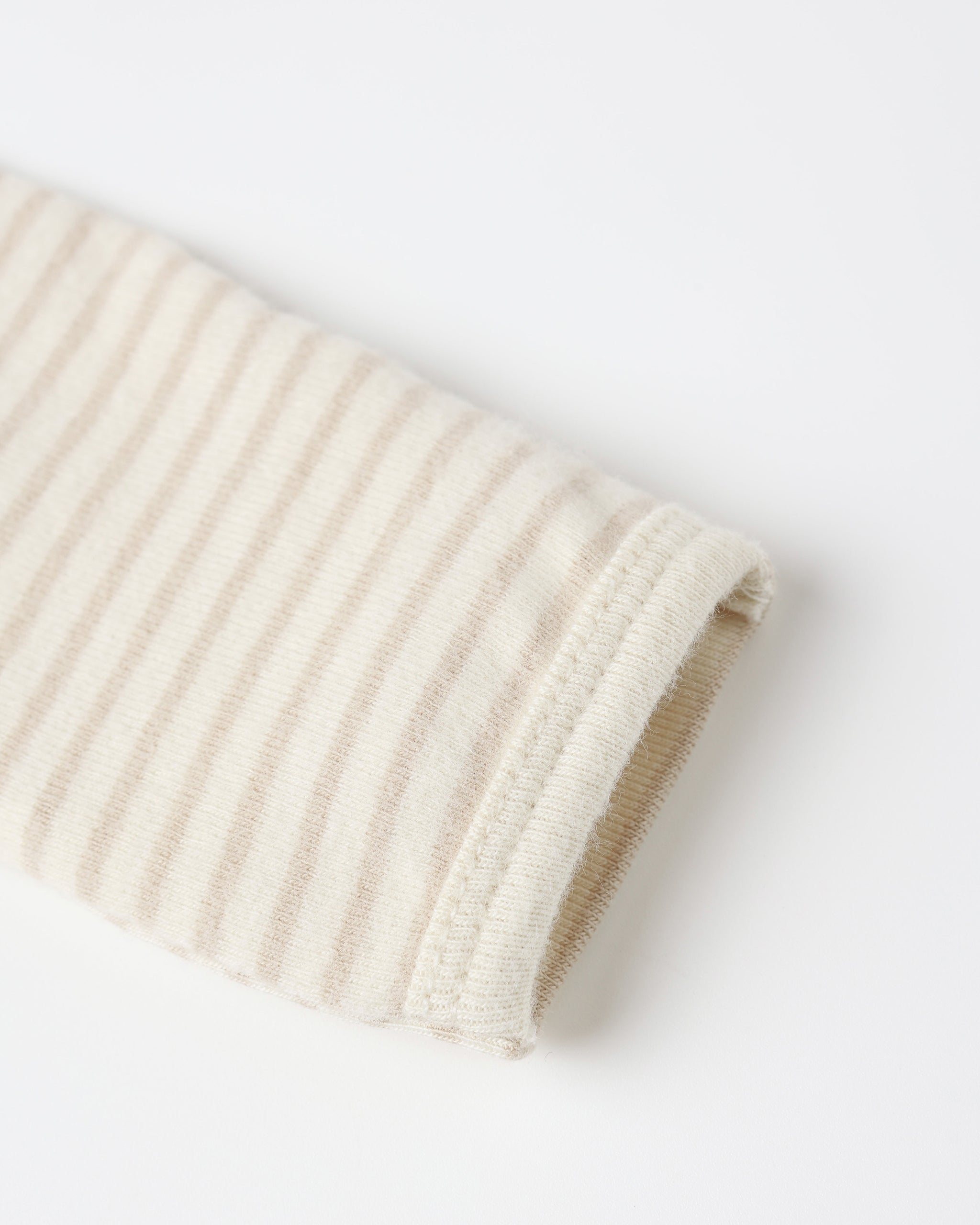 Baby Footie || Oat Micro Stripe - Rylee + Cru | Kids Clothes | Trendy Baby Clothes | Modern Infant Outfits |