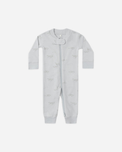 Zip Longsleeve Sleeper Airplane – Quincy Mae