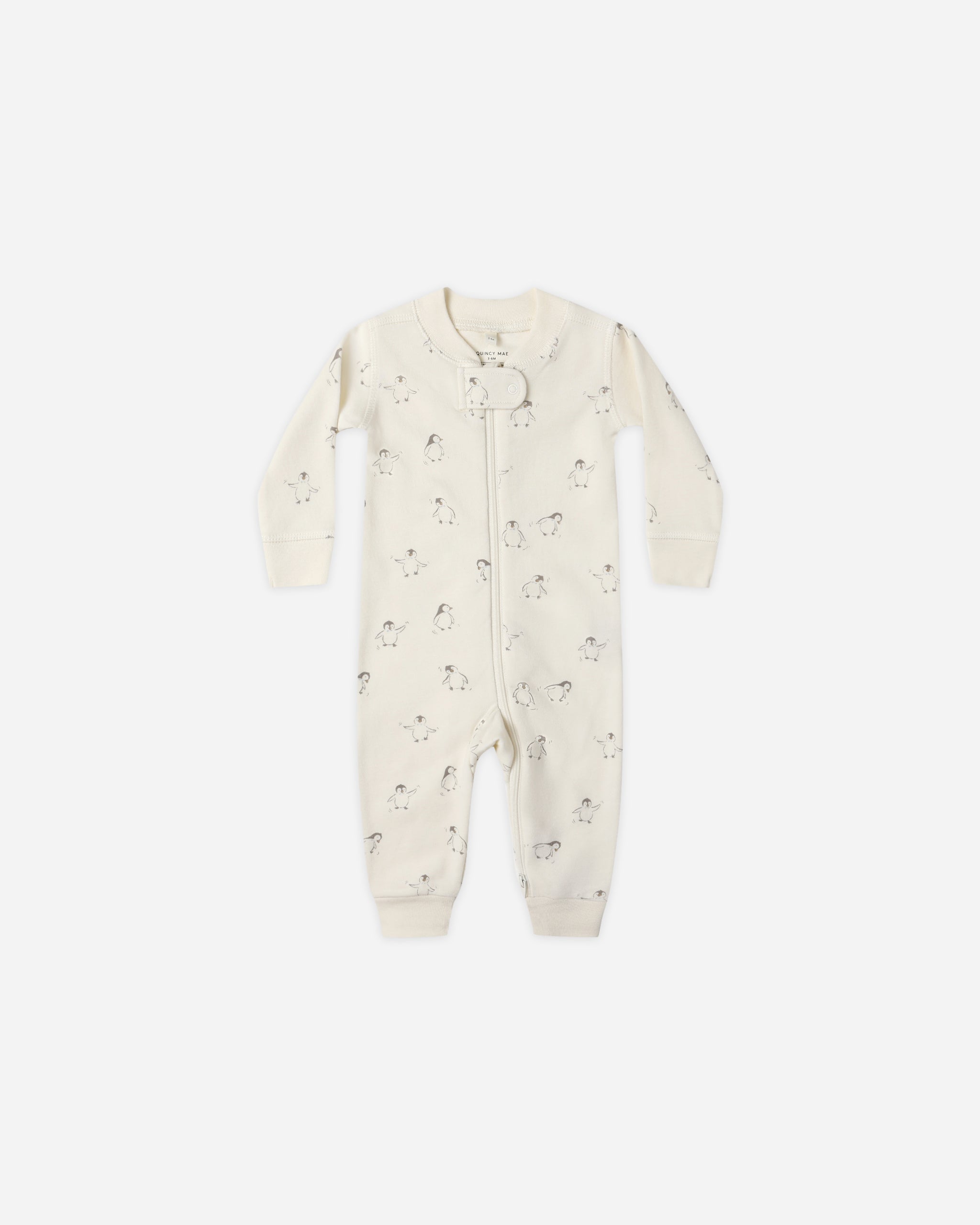 Zip Long Sleeve Sleeper || Penguins - Rylee + Cru | Kids Clothes | Trendy Baby Clothes | Modern Infant Outfits |