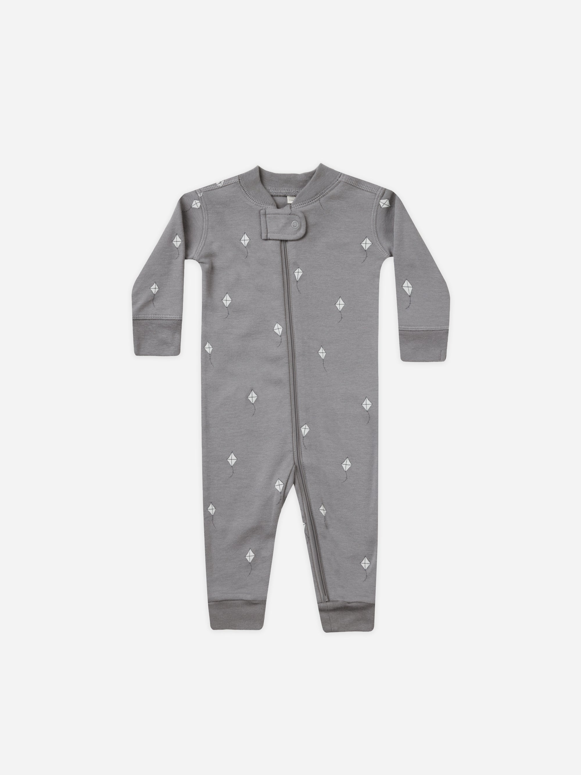 Zip Long Sleeve Sleeper || Kites - Rylee + Cru | Kids Clothes | Trendy Baby Clothes | Modern Infant Outfits |