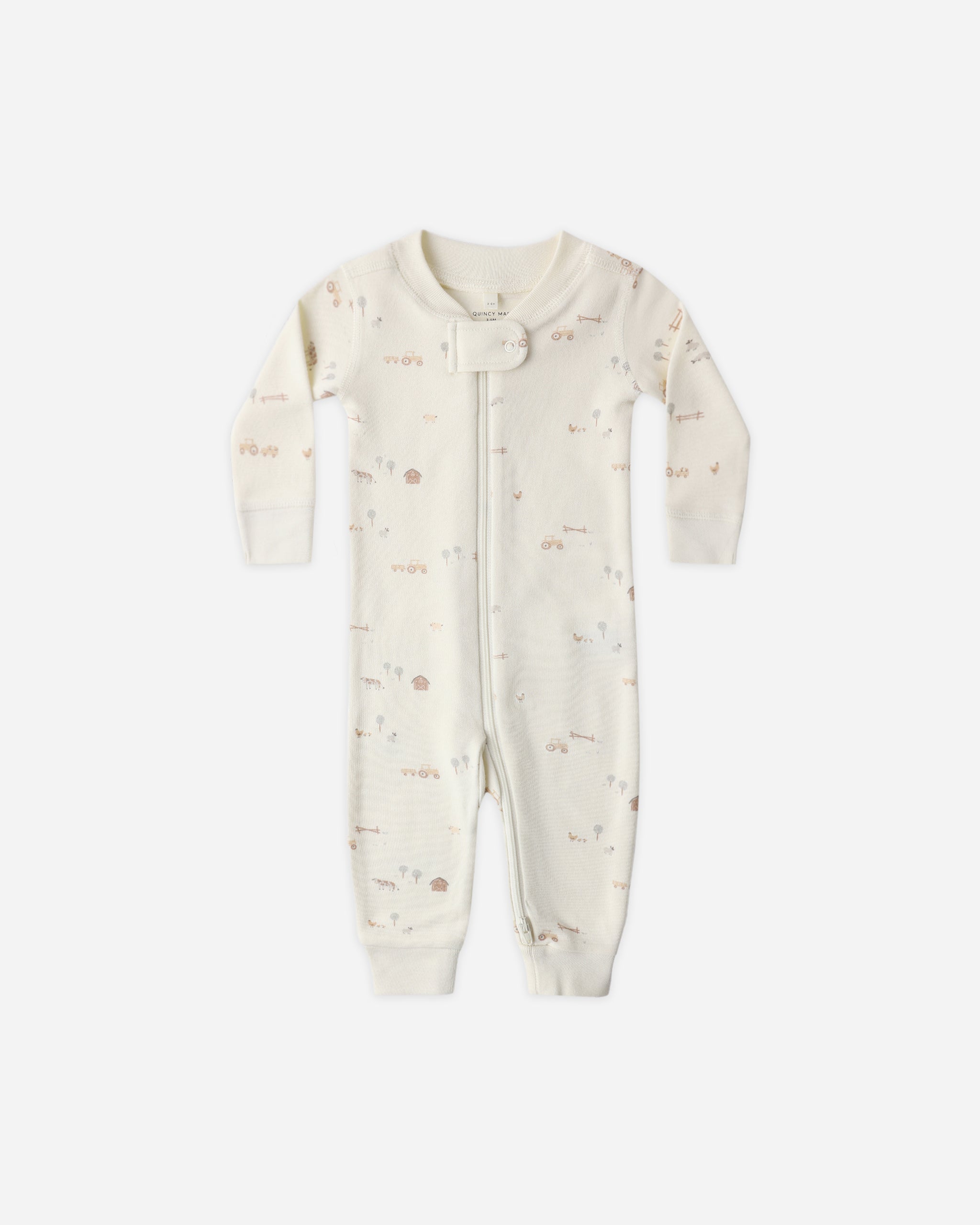 Misha&Puff Rib Longies 3y Mojave ロンギース Zip Longsleeve Sleeper Farm – Quincy Mae
