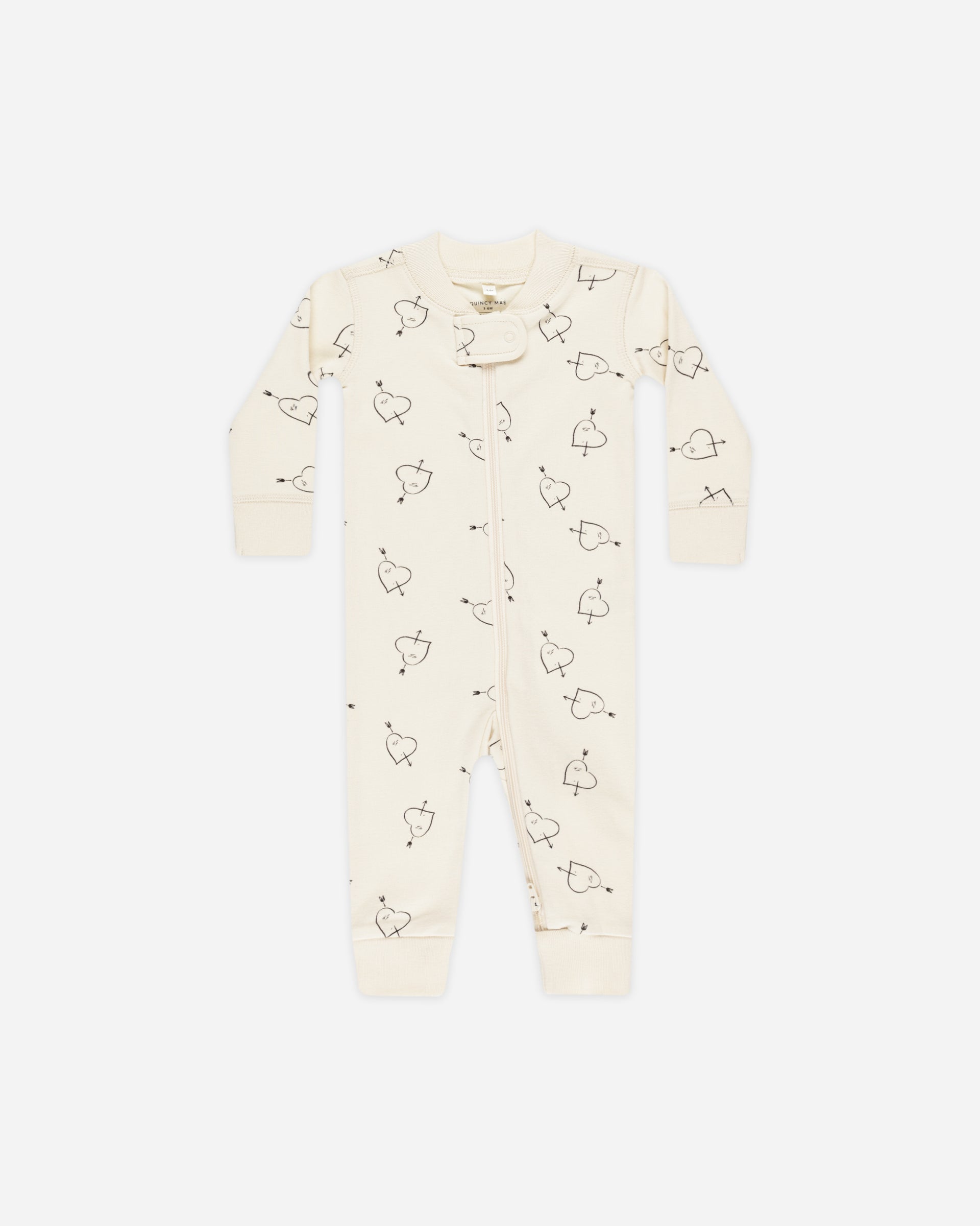 Quincy Mae Zip Long Sleeve Sleeper || Dinos main image 1