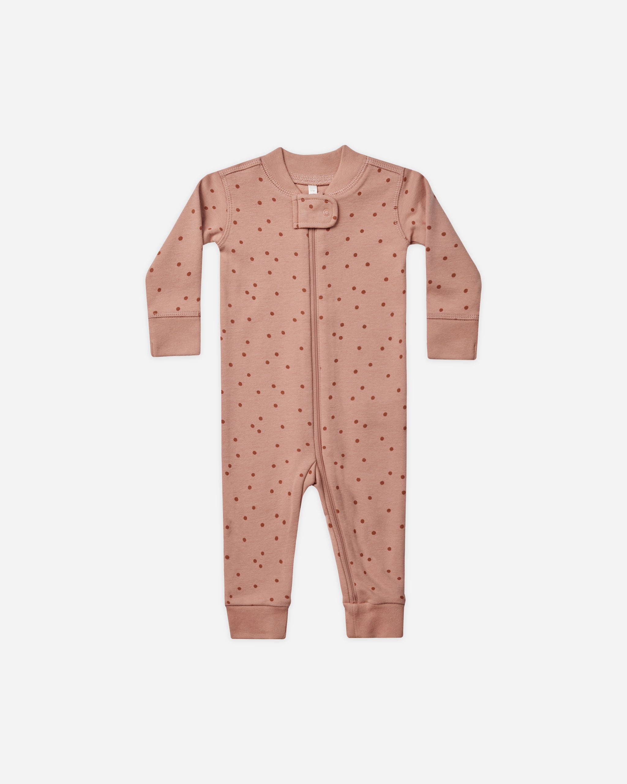 Zip Long Sleeve Sleeper || Polka Dot - Rylee + Cru | Kids Clothes | Trendy Baby Clothes | Modern Infant Outfits |