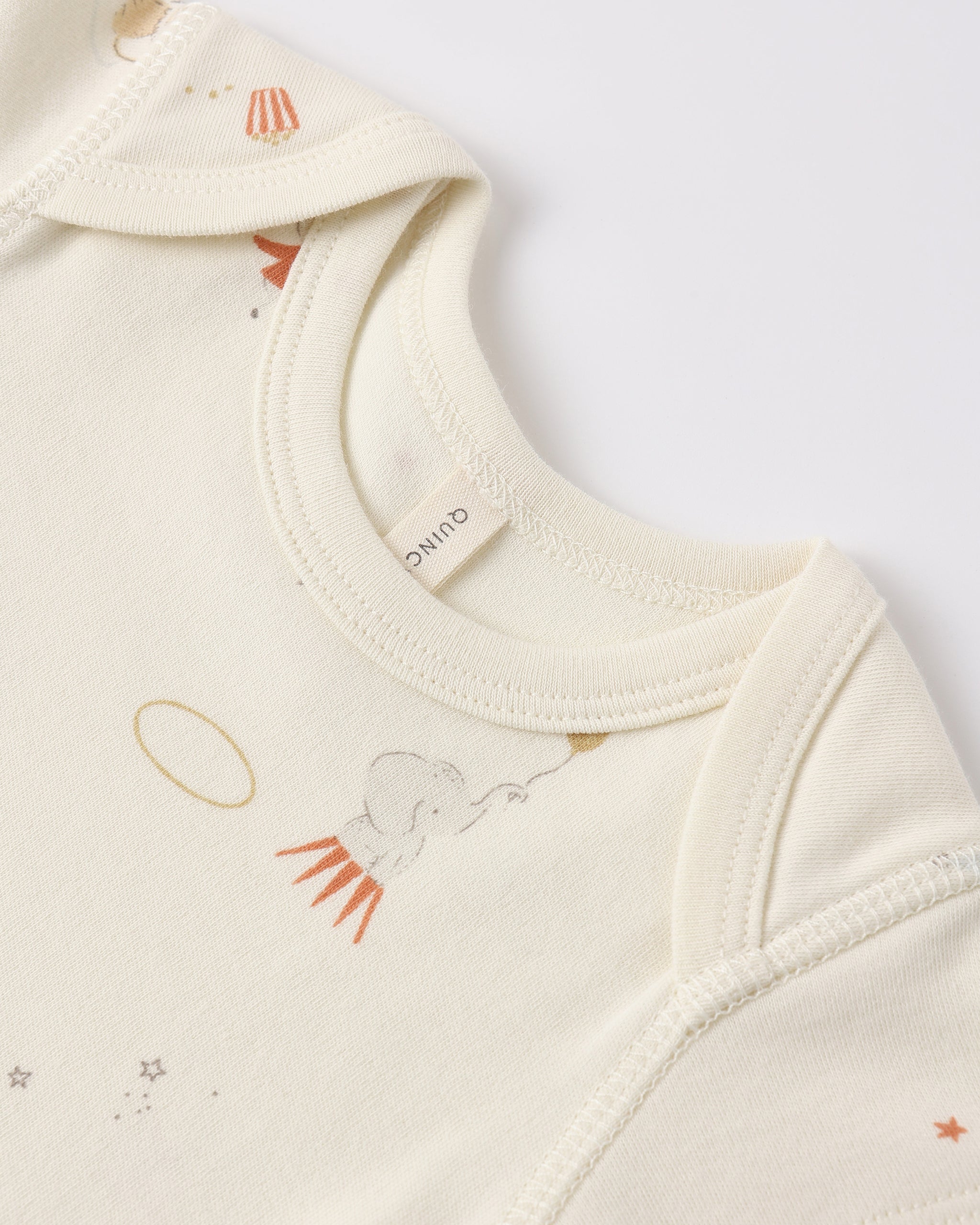 Short Sleeve Bodysuit Pack Carnival, Honey Stripe - Rylee + Cru | Kids Clothes | Trendy Baby Clothes | Modern Infant Outfits |
