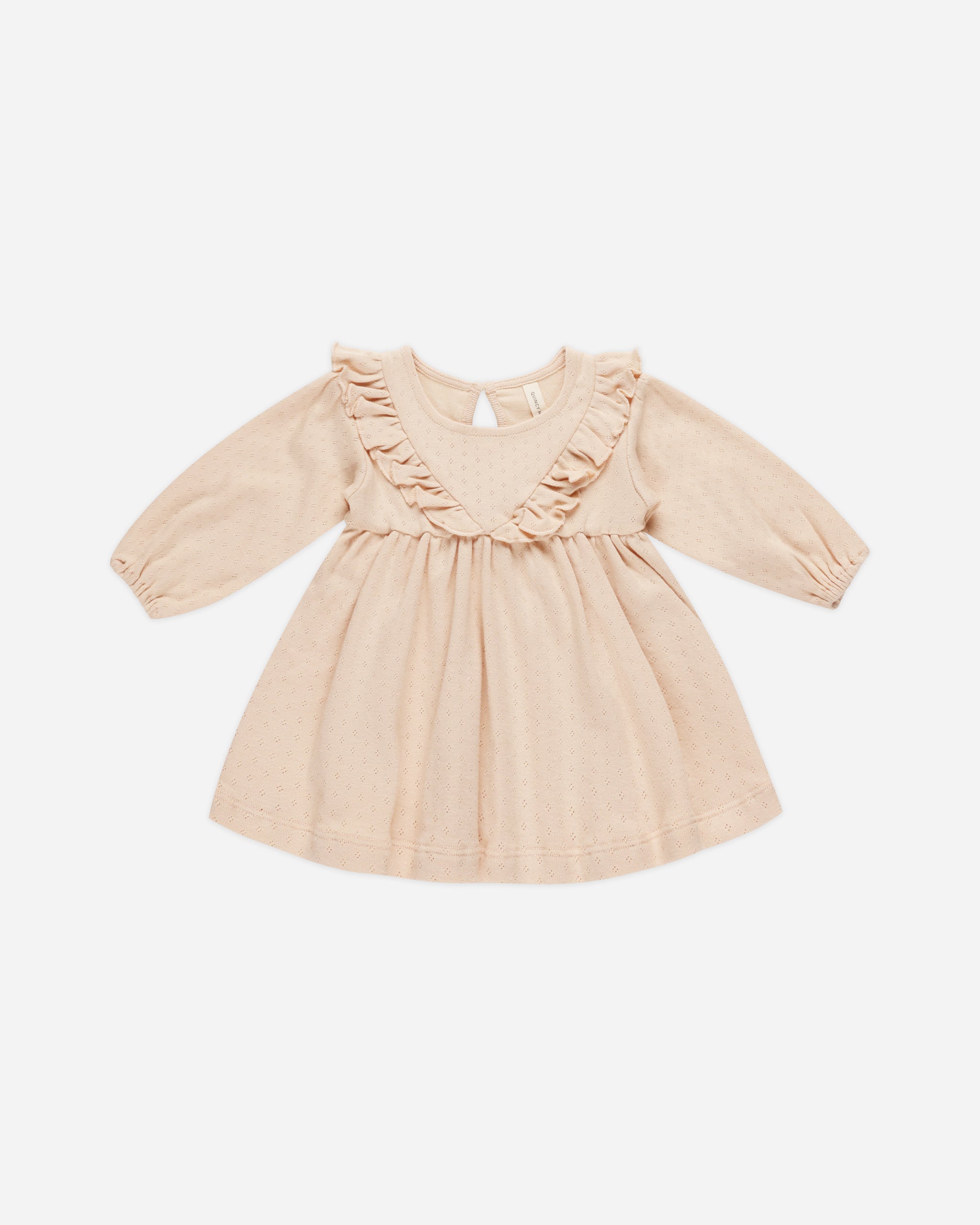 New Cute Rylee Cru ruffle collar top baby long sleeves dress