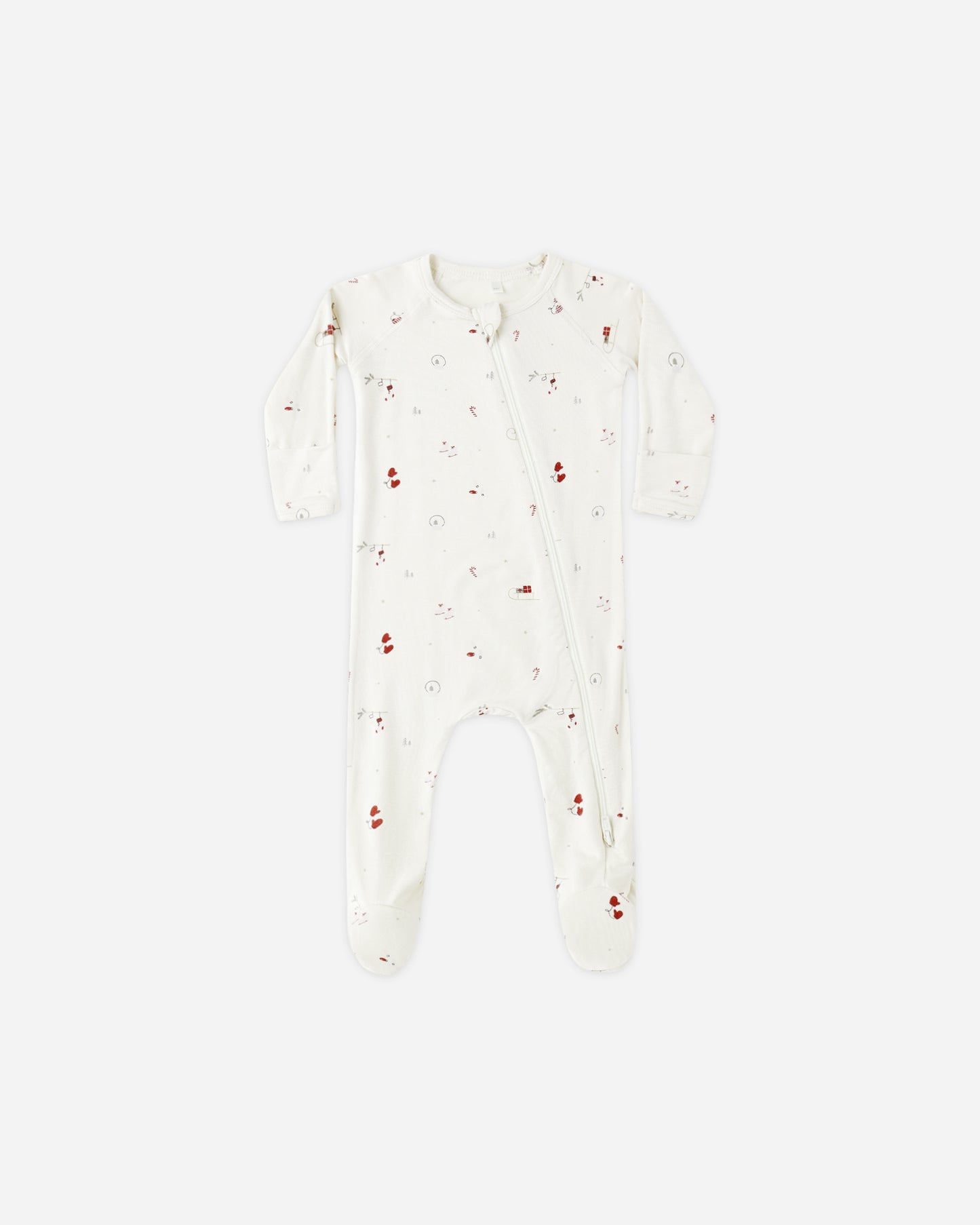 Bamboo Zip Footie || Winter Wonderland - Rylee + Cru | Kids Clothes | Trendy Baby Clothes | Modern Infant Outfits |