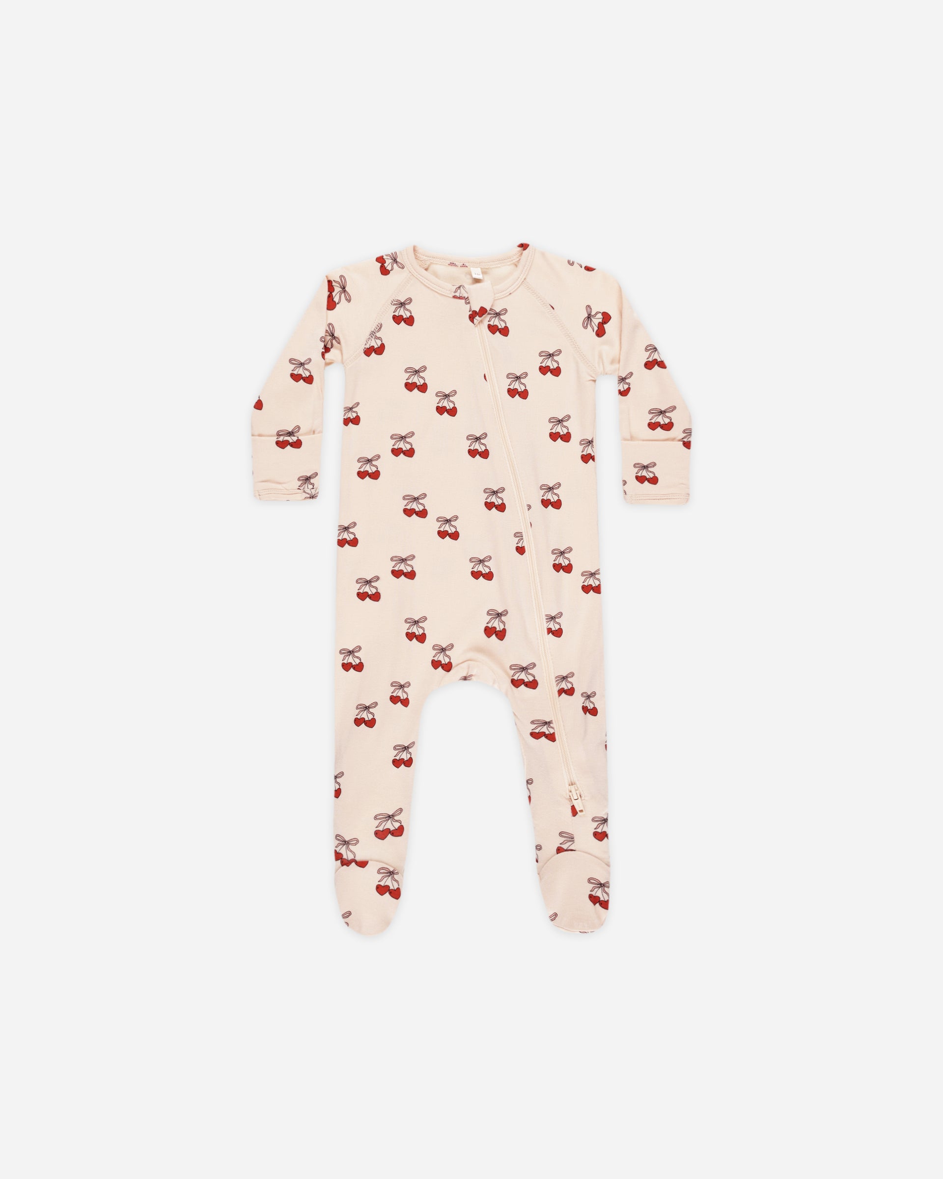 Quincy Mae Baby Zip Footy in Posy main image 1