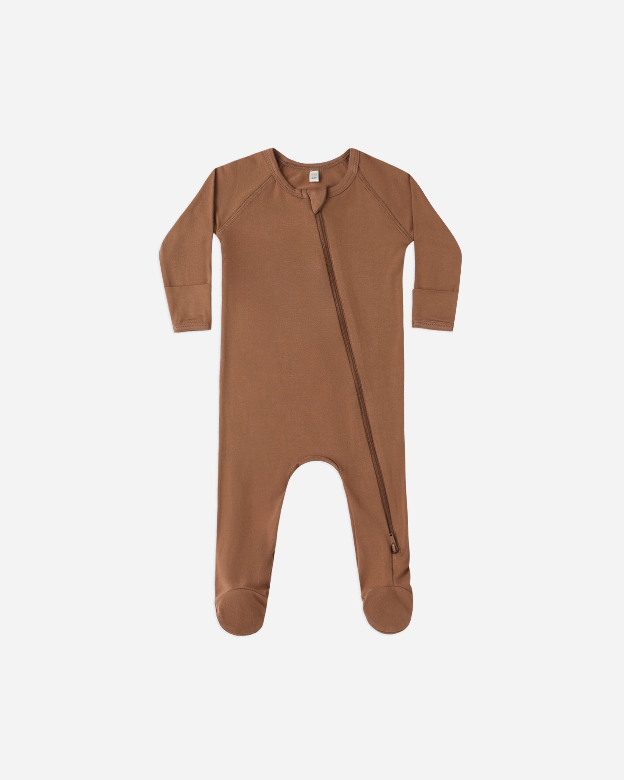 Bamboo Zip Footie || Cedar - Rylee + Cru | Kids Clothes | Trendy Baby Clothes | Modern Infant Outfits |