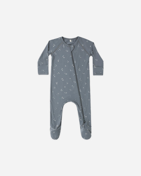 Bamboo Zip Footie Starlight – Quincy Mae