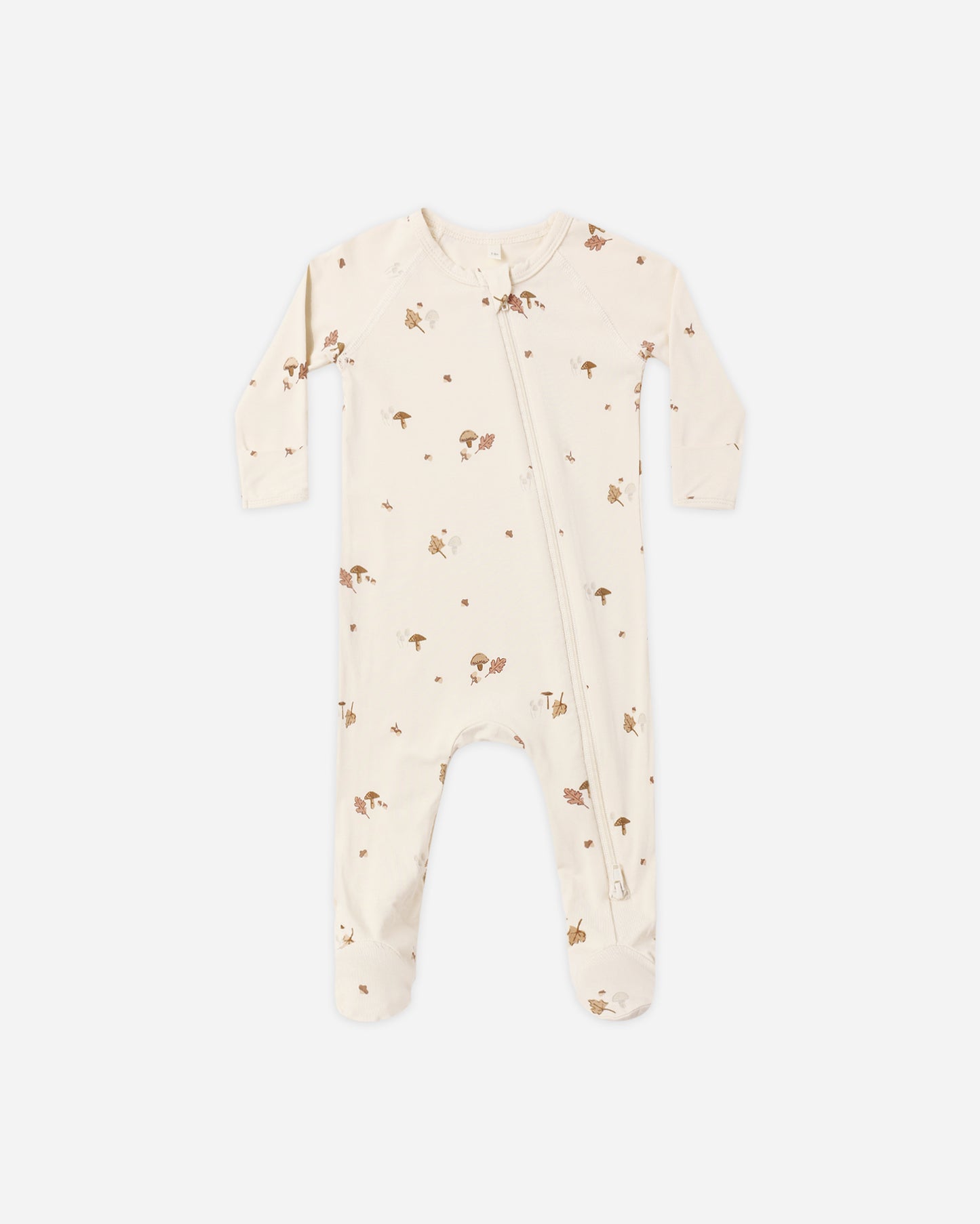 Bamboo Zip Footie Woodland - Rylee + Cru | Kids Clothes | Trendy Baby Clothes | Modern Infant Outfits |