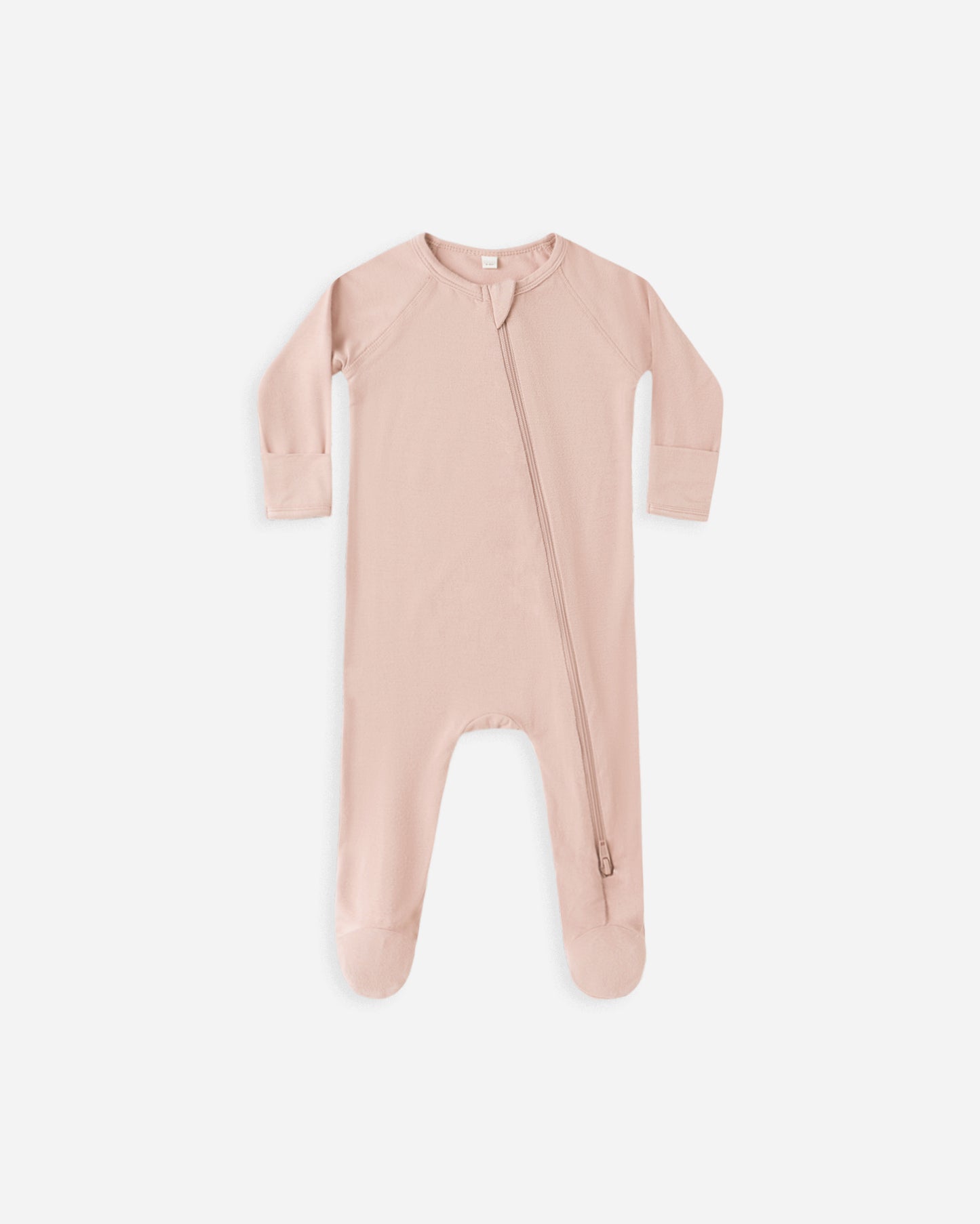 Bamboo Zip Footie || Rose - Rylee + Cru | Kids Clothes | Trendy Baby Clothes | Modern Infant Outfits |