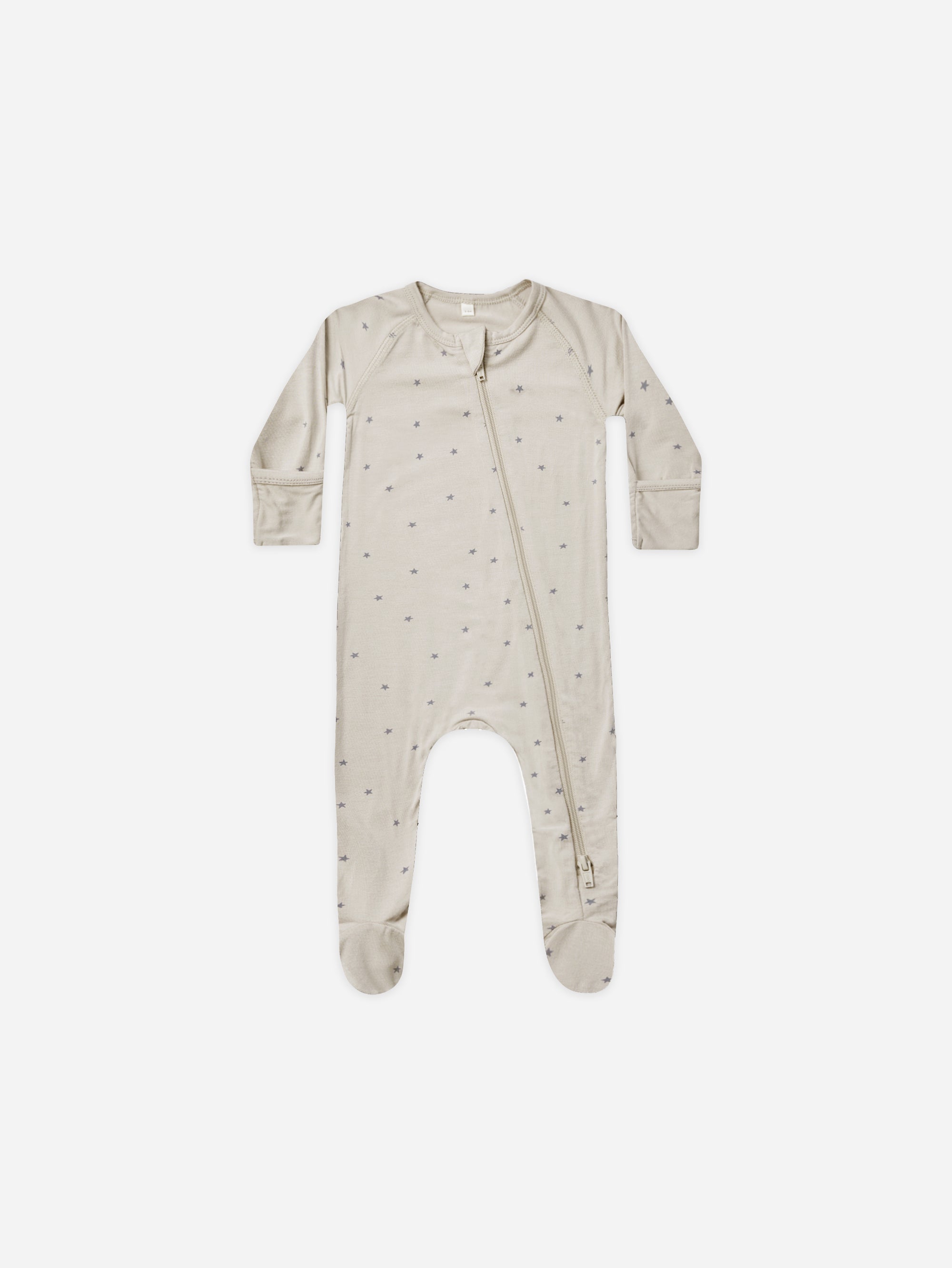 Bamboo Zip Footie || Stars - Rylee + Cru | Kids Clothes | Trendy Baby Clothes | Modern Infant Outfits |