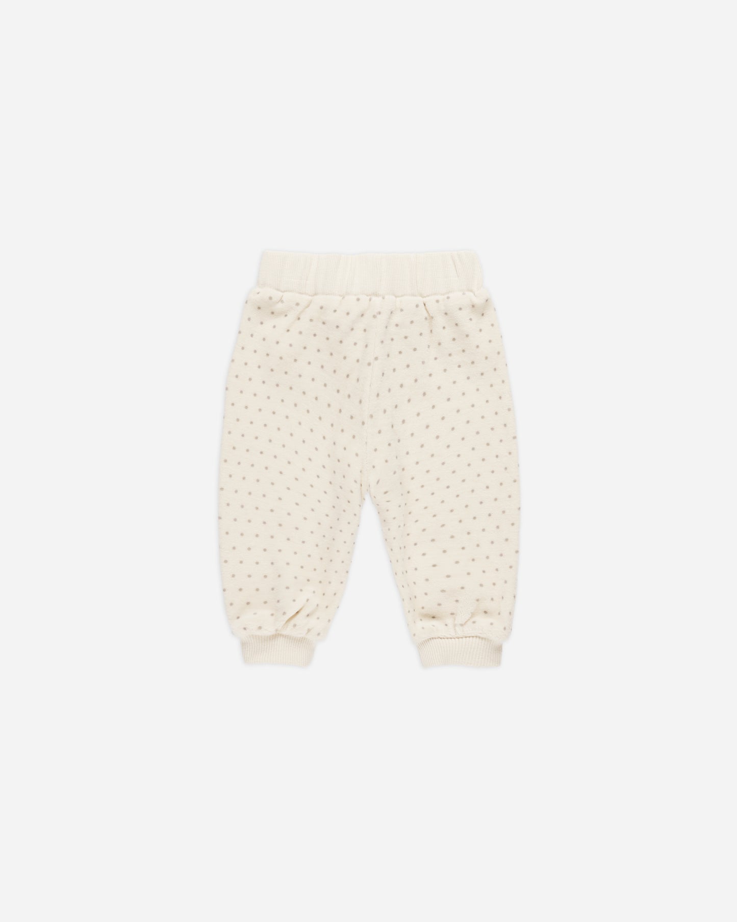 Velour Relaxed Sweatpant || Polka Dot