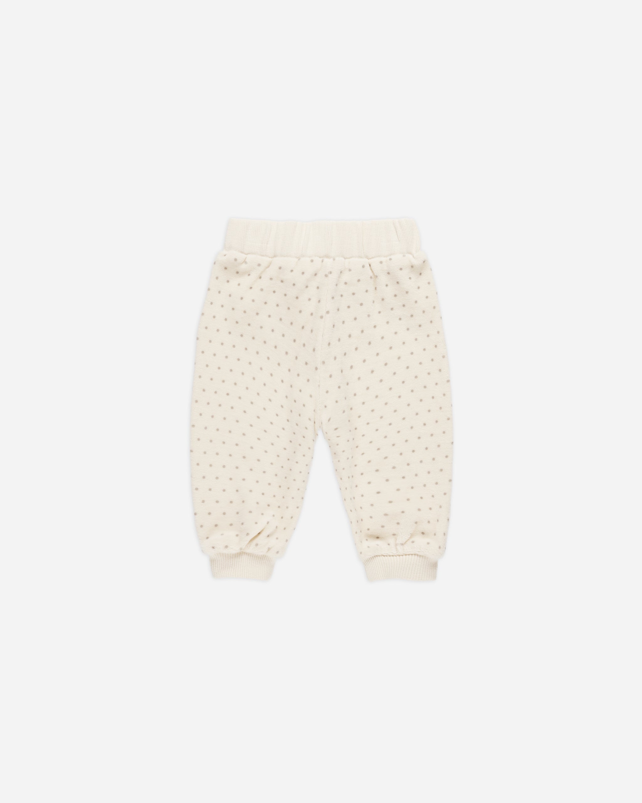 Velour Relaxed Sweatpant || Polka Dot