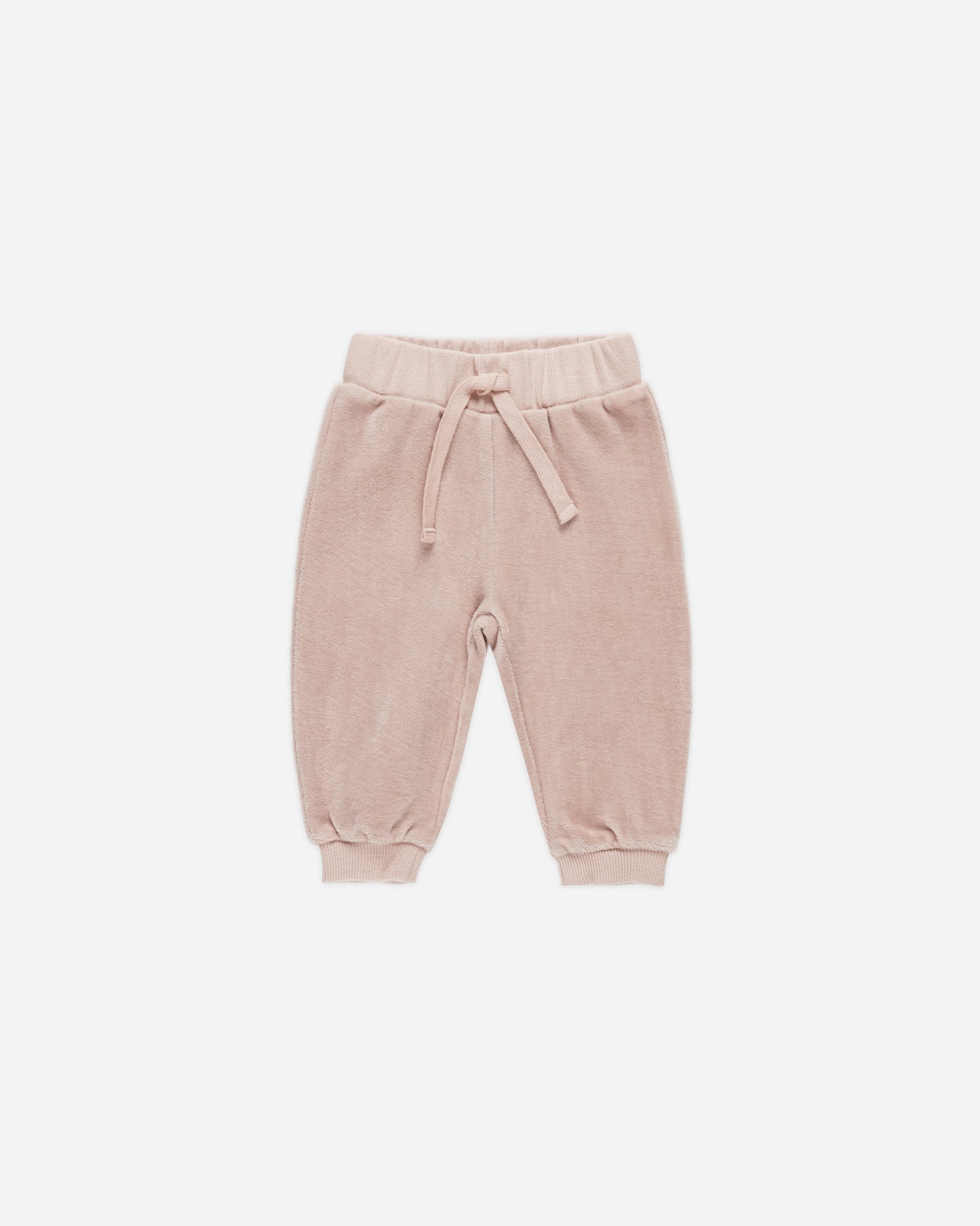 Velour Relaxed Sweatpant || Blush