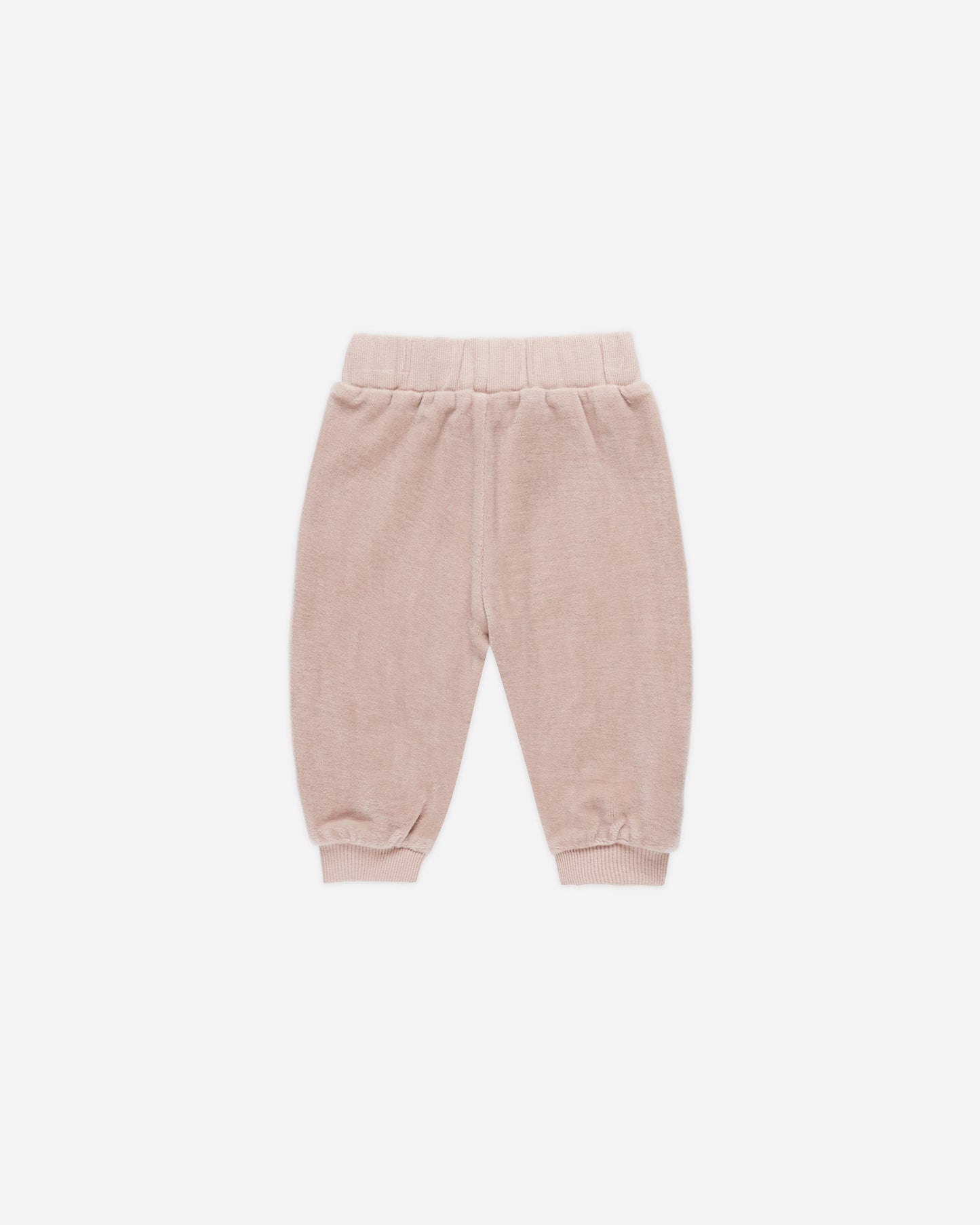 Velour Relaxed Sweatpant || Blush