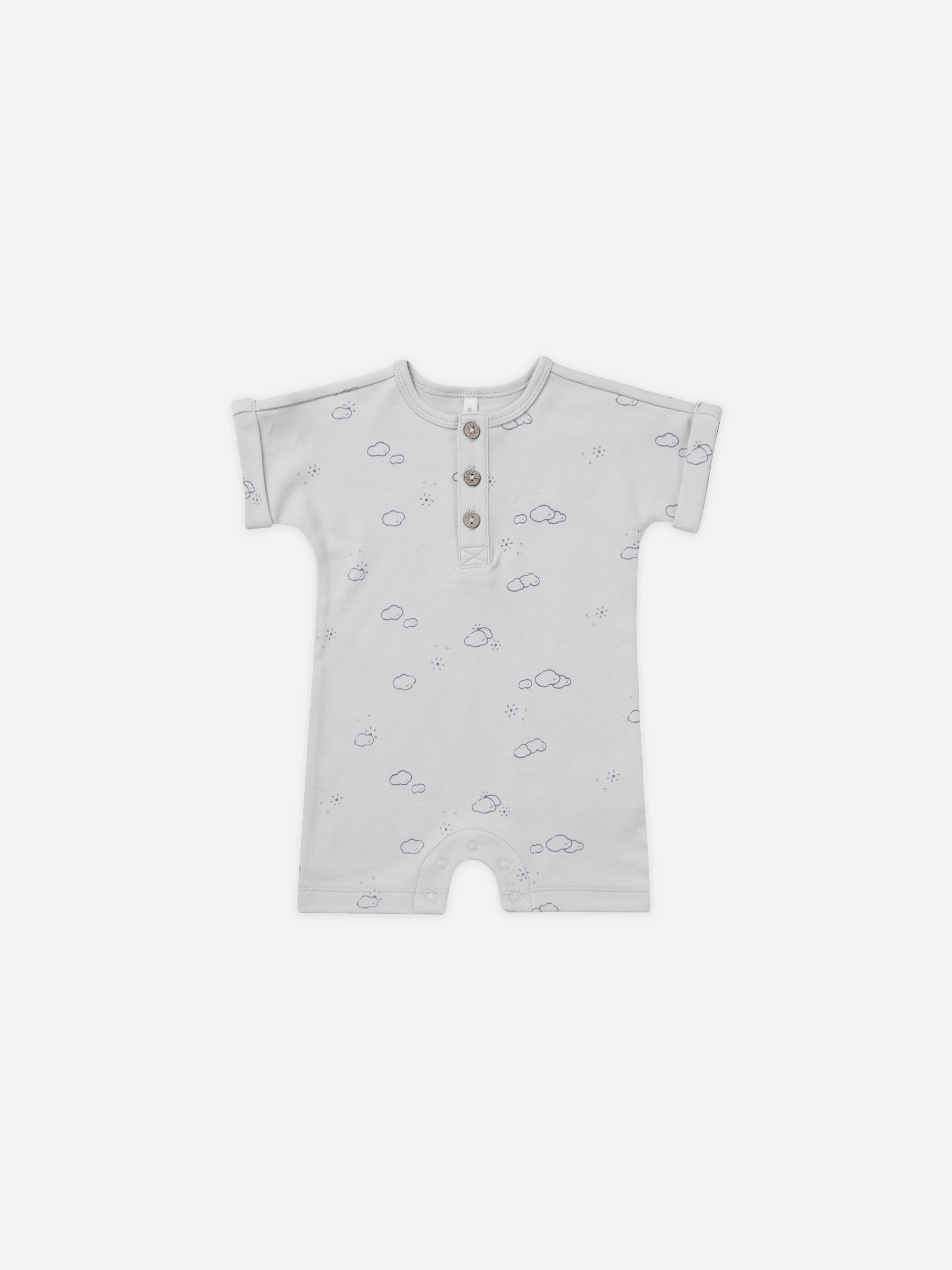 Short Sleeve One-Piece || Sunny Day - Rylee + Cru | Kids Clothes | Trendy Baby Clothes | Modern Infant Outfits |