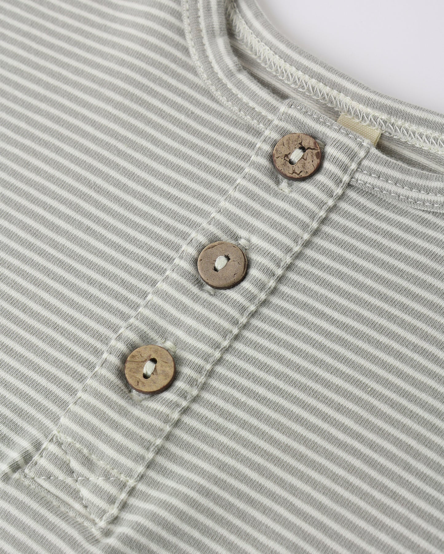 Short Sleeve One-Piece Sage Micro Stripe - Rylee + Cru | Kids Clothes | Trendy Baby Clothes | Modern Infant Outfits |