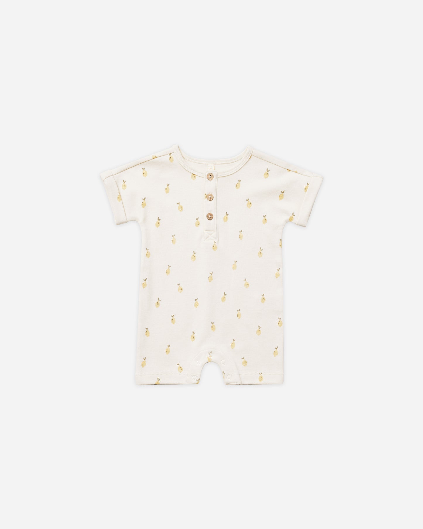Short Sleeve One-Piece || Lemons - Rylee + Cru | Kids Clothes | Trendy Baby Clothes | Modern Infant Outfits |