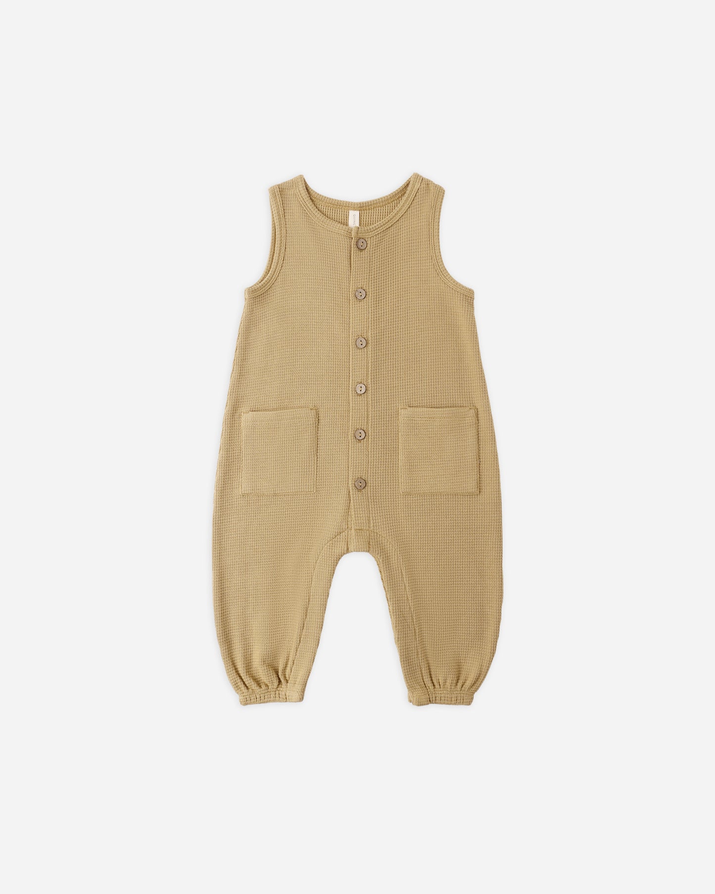 Waffle Jumpsuit Honey - Rylee + Cru | Kids Clothes | Trendy Baby Clothes | Modern Infant Outfits |