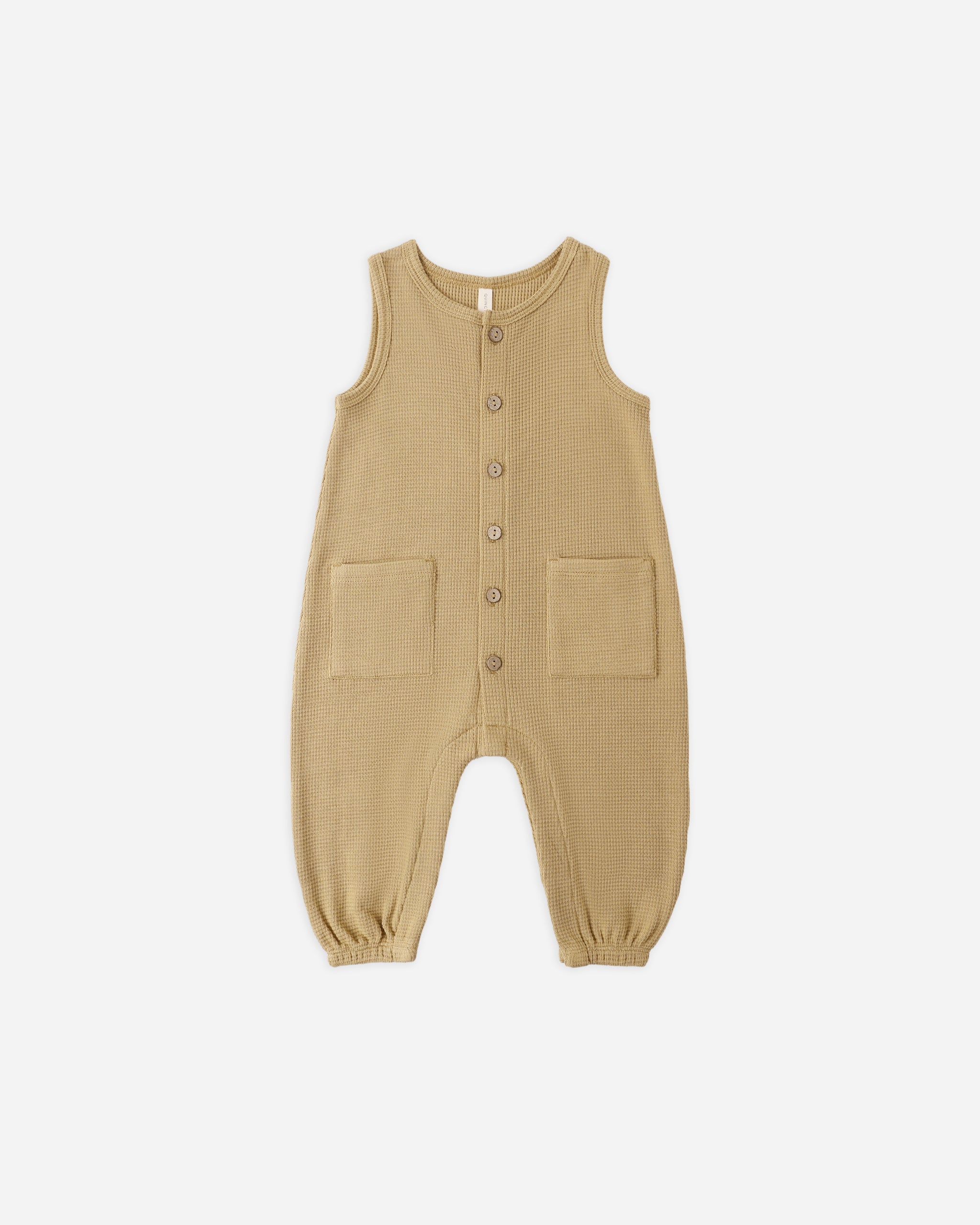 Waffle Jumpsuit Honey - Rylee + Cru | Kids Clothes | Trendy Baby Clothes | Modern Infant Outfits |