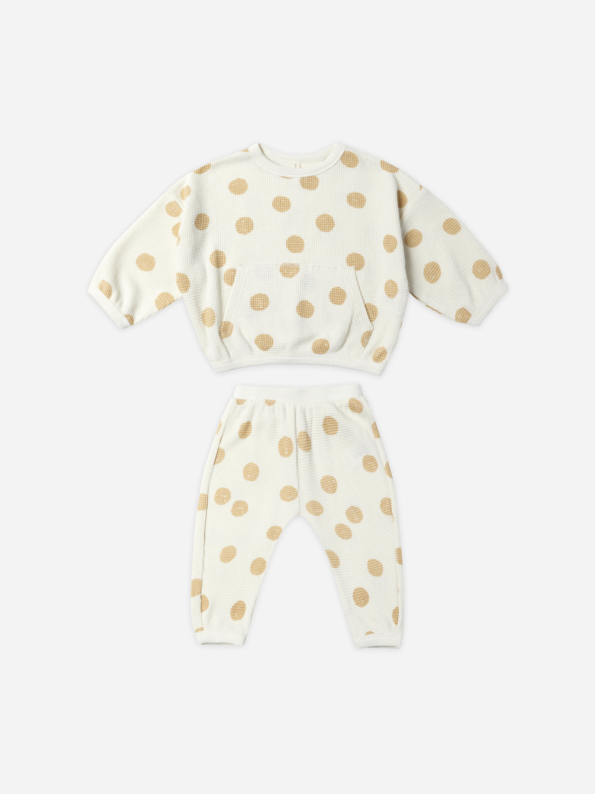 Quincy Mae Waffle Sleep Set || Fig main image 0