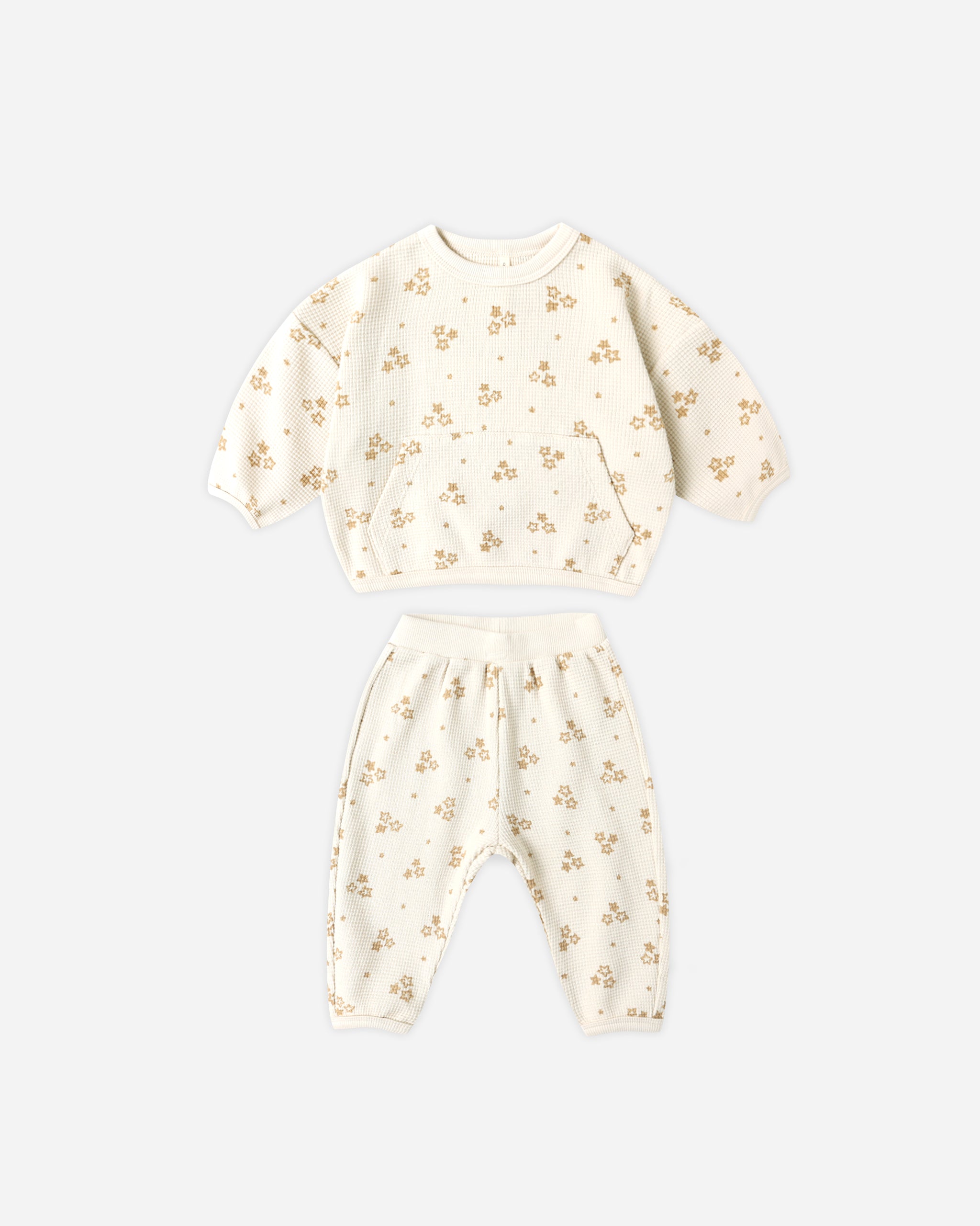 Waffle Slouch Set || Marigold - Rylee + Cru | Kids Clothes | Trendy Baby Clothes | Modern Infant Outfits |