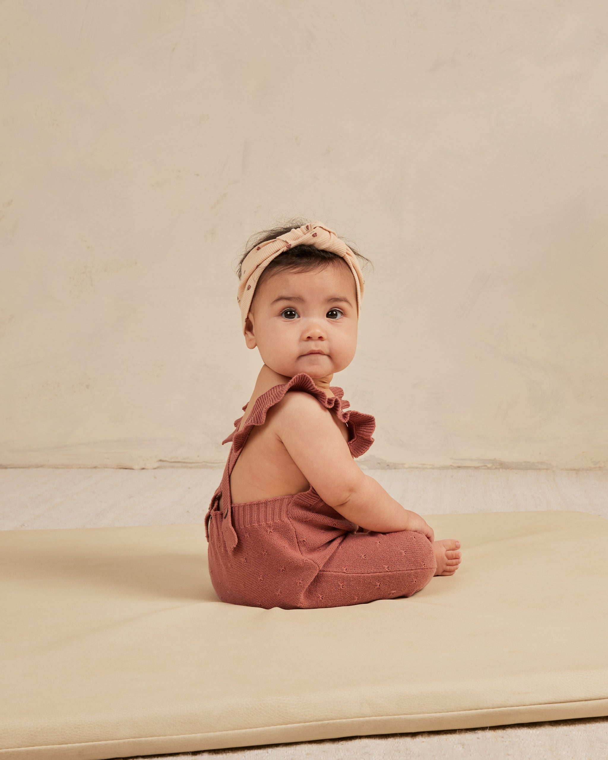 Pointelle Knit Overalls || Berry - Rylee + Cru | Kids Clothes | Trendy Baby Clothes | Modern Infant Outfits |