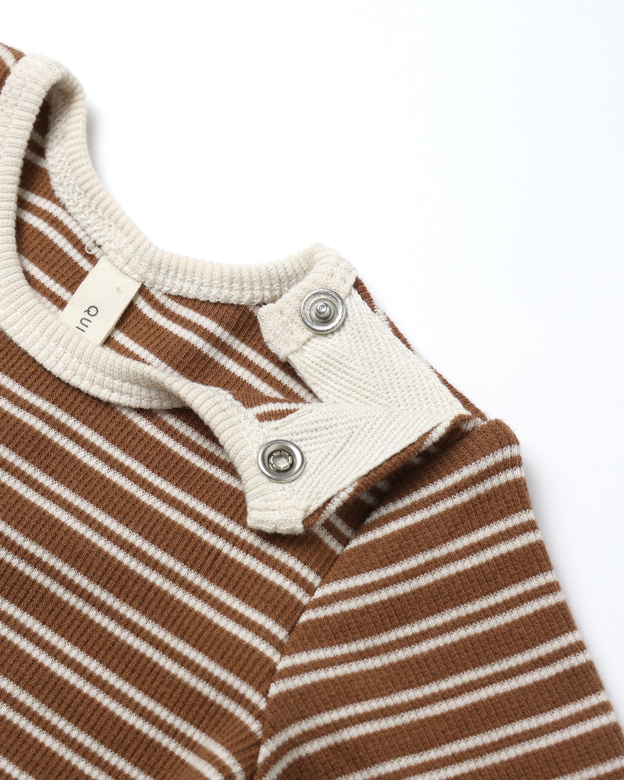 Ribbed Bodysuit, 2 Pack || Cedar Micro Stripe, Acorns - Rylee + Cru | Kids Clothes | Trendy Baby Clothes | Modern Infant Outfits |