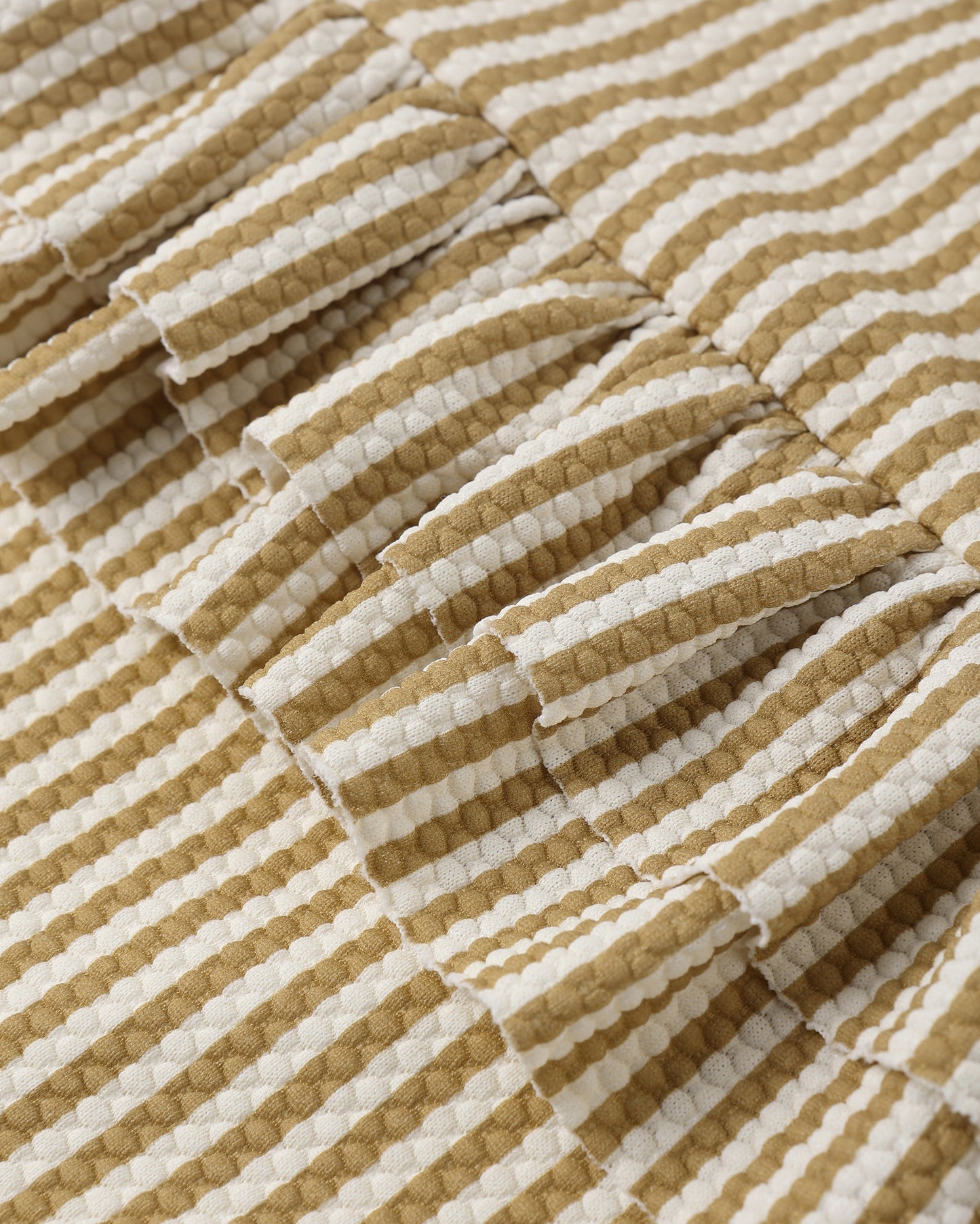 Ruffled One-Piece Swimsuit Honey Stripe Small - Rylee + Cru | Kids Clothes | Trendy Baby Clothes | Modern Infant Outfits |