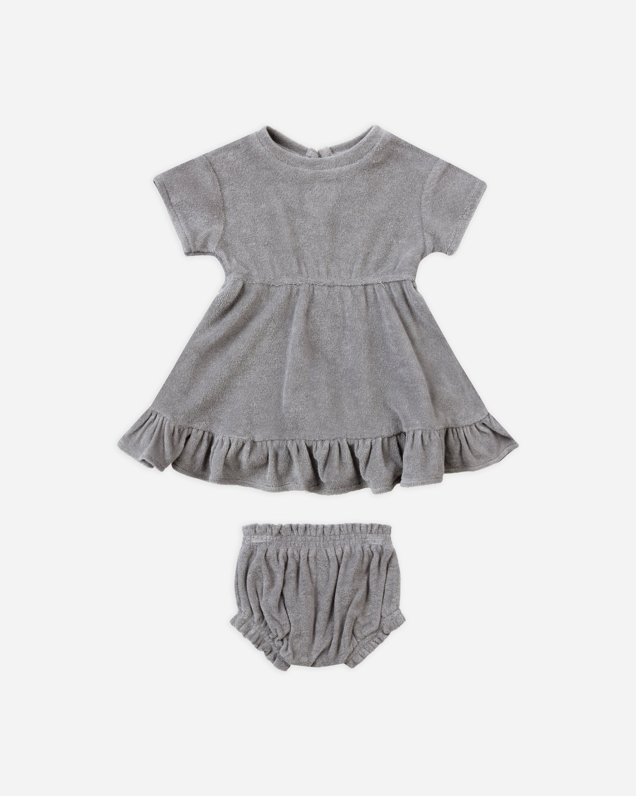 Terry Dress || Lagoon - Rylee + Cru | Kids Clothes | Trendy Baby Clothes | Modern Infant Outfits |