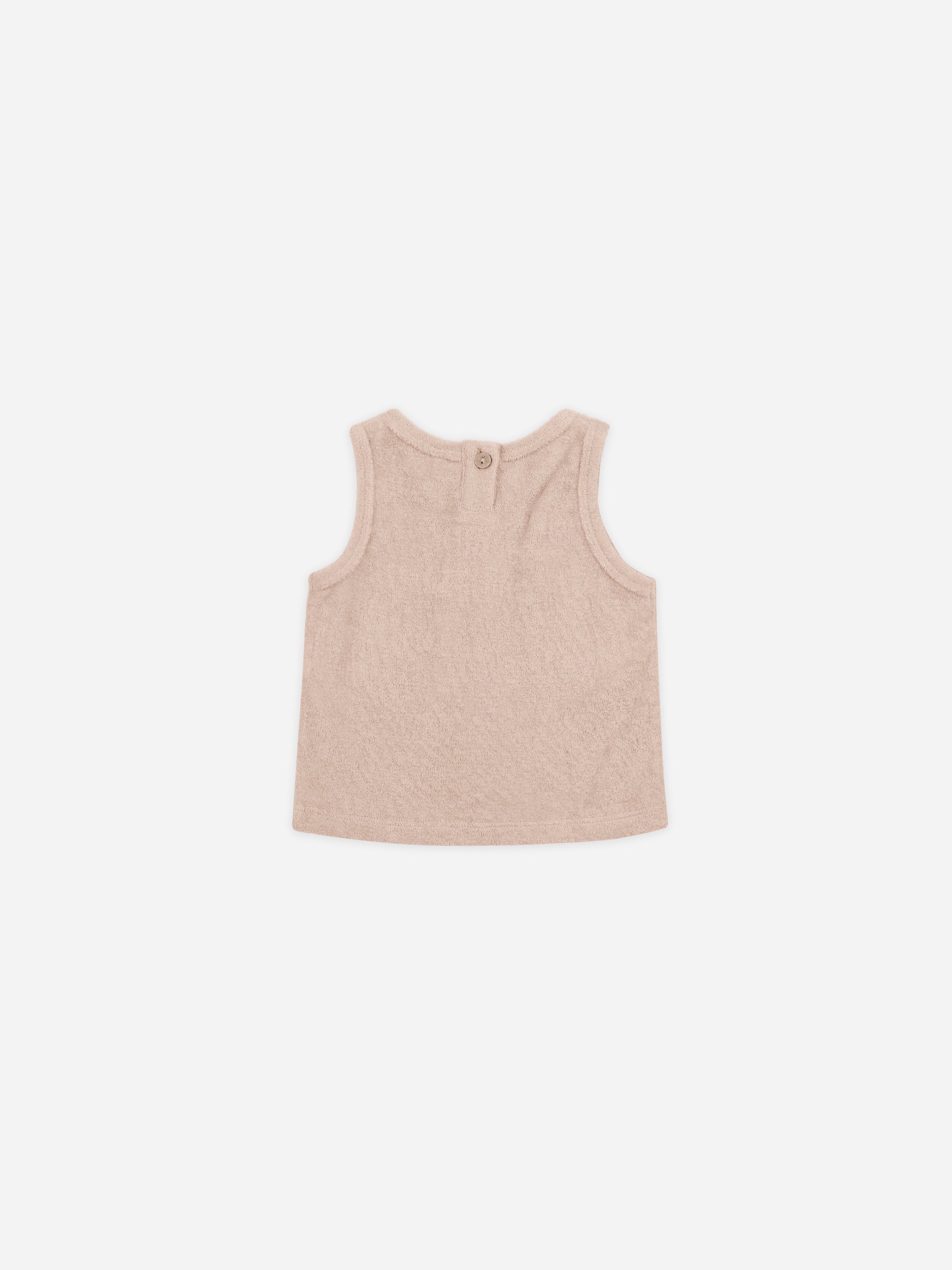 Terry Tank + Short Set || Blush - Rylee + Cru | Kids Clothes | Trendy Baby Clothes | Modern Infant Outfits |