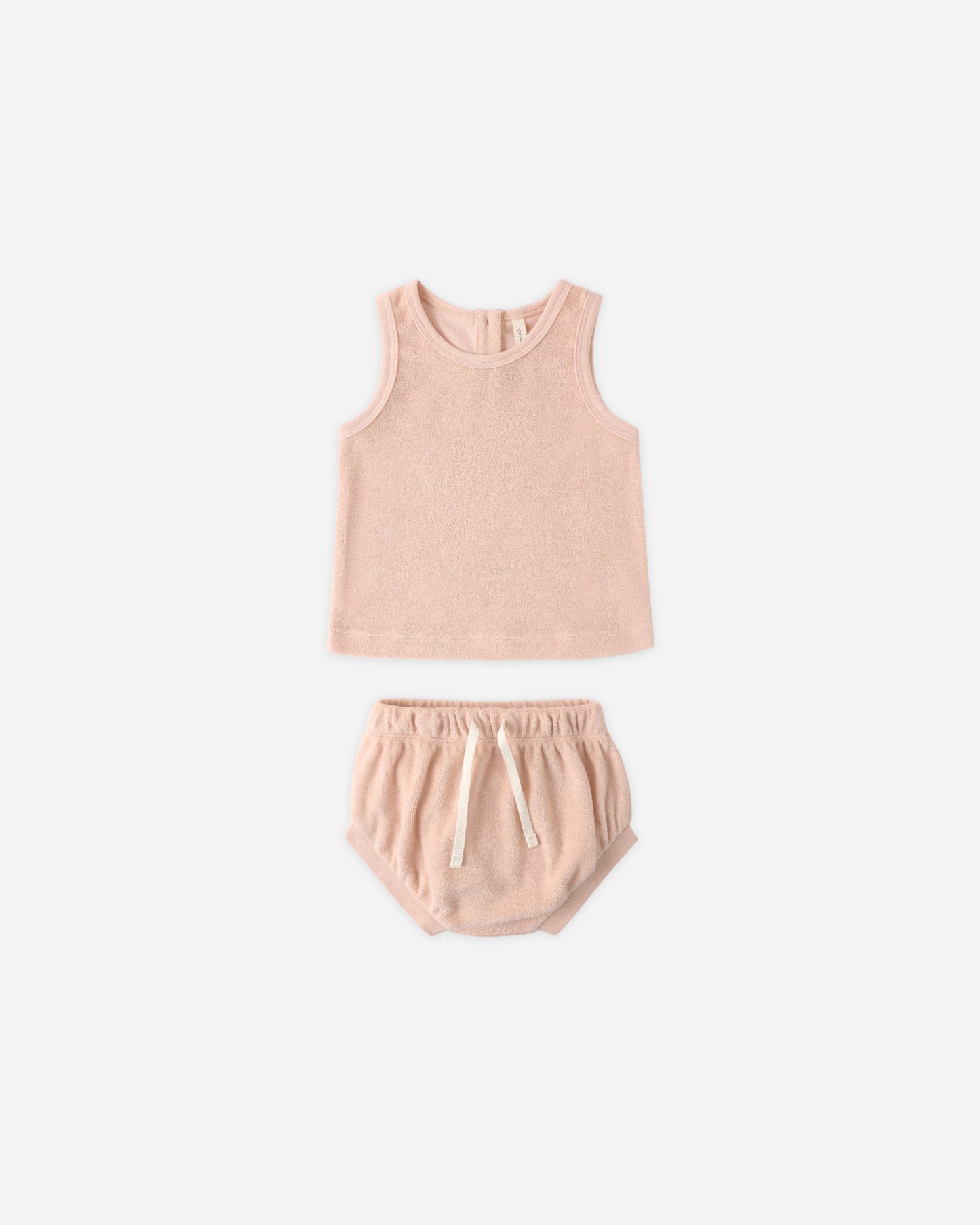Terry Tank + Short Set Melon - Rylee + Cru | Kids Clothes | Trendy Baby Clothes | Modern Infant Outfits |