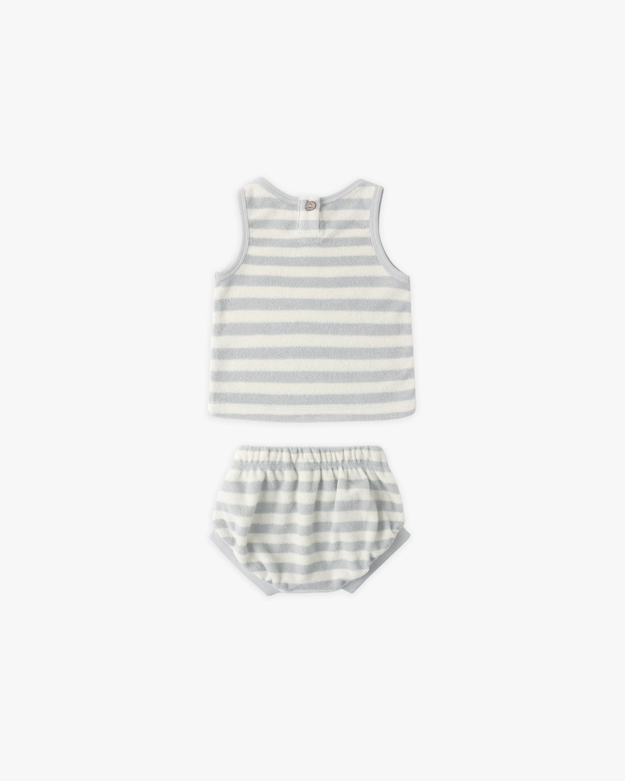 Terry Tank + Short Set Sky Stripe - Rylee + Cru | Kids Clothes | Trendy Baby Clothes | Modern Infant Outfits |