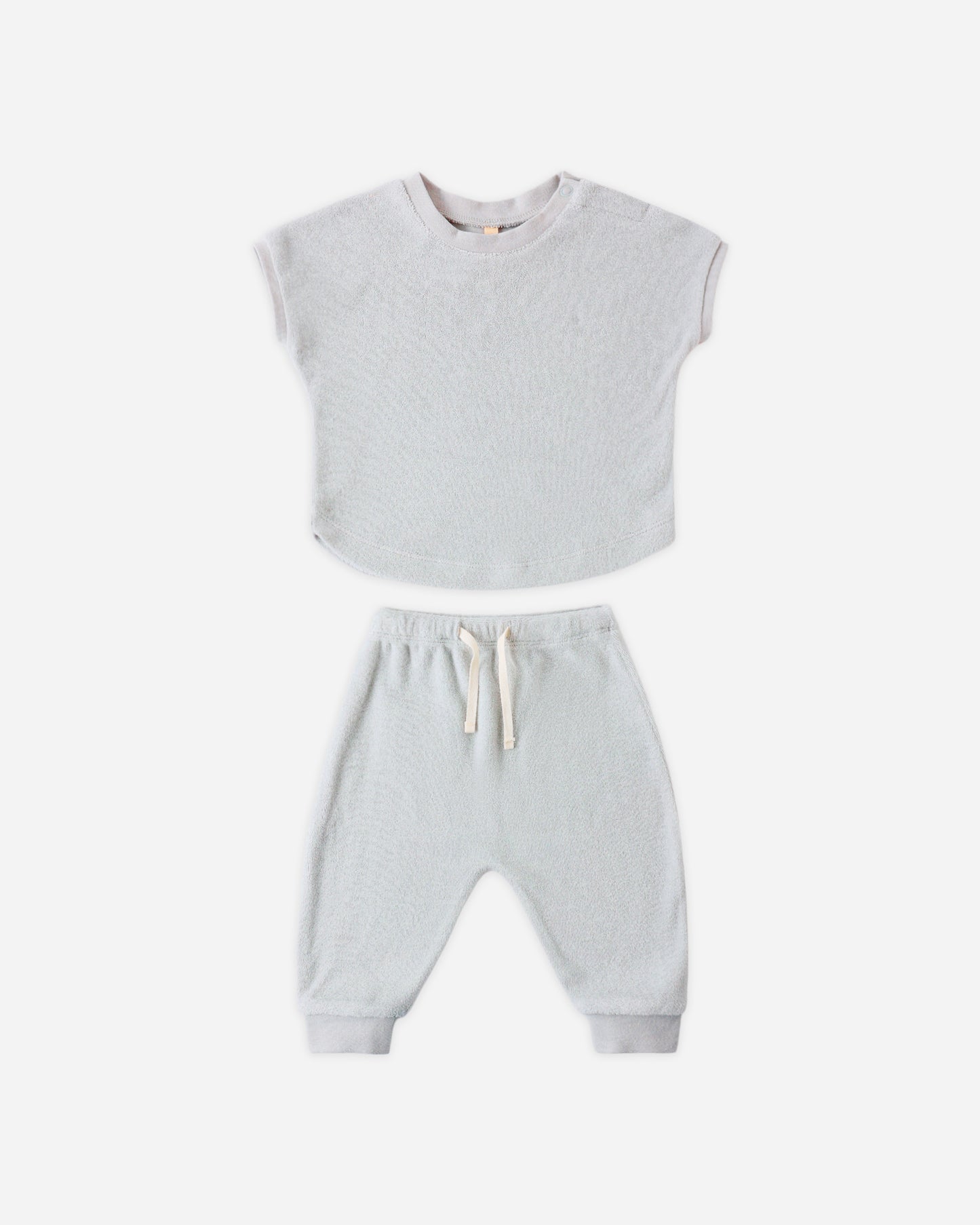Terry Tee + Pant Set Sky - Rylee + Cru | Kids Clothes | Trendy Baby Clothes | Modern Infant Outfits |