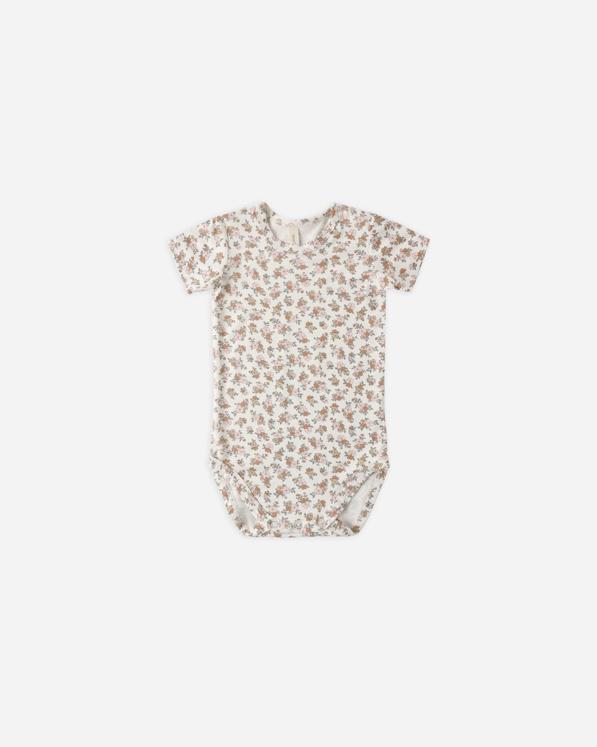 Bamboo Short Sleeve Bodysuit Wildflower - Rylee + Cru | Kids Clothes | Trendy Baby Clothes | Modern Infant Outfits |