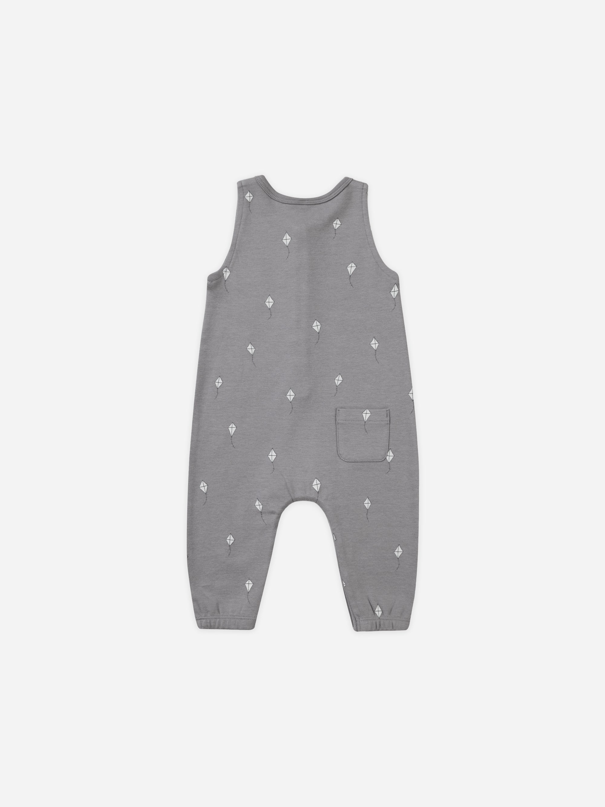 Sleeveless Jumpsuit || Kites - Rylee + Cru | Kids Clothes | Trendy Baby Clothes | Modern Infant Outfits |